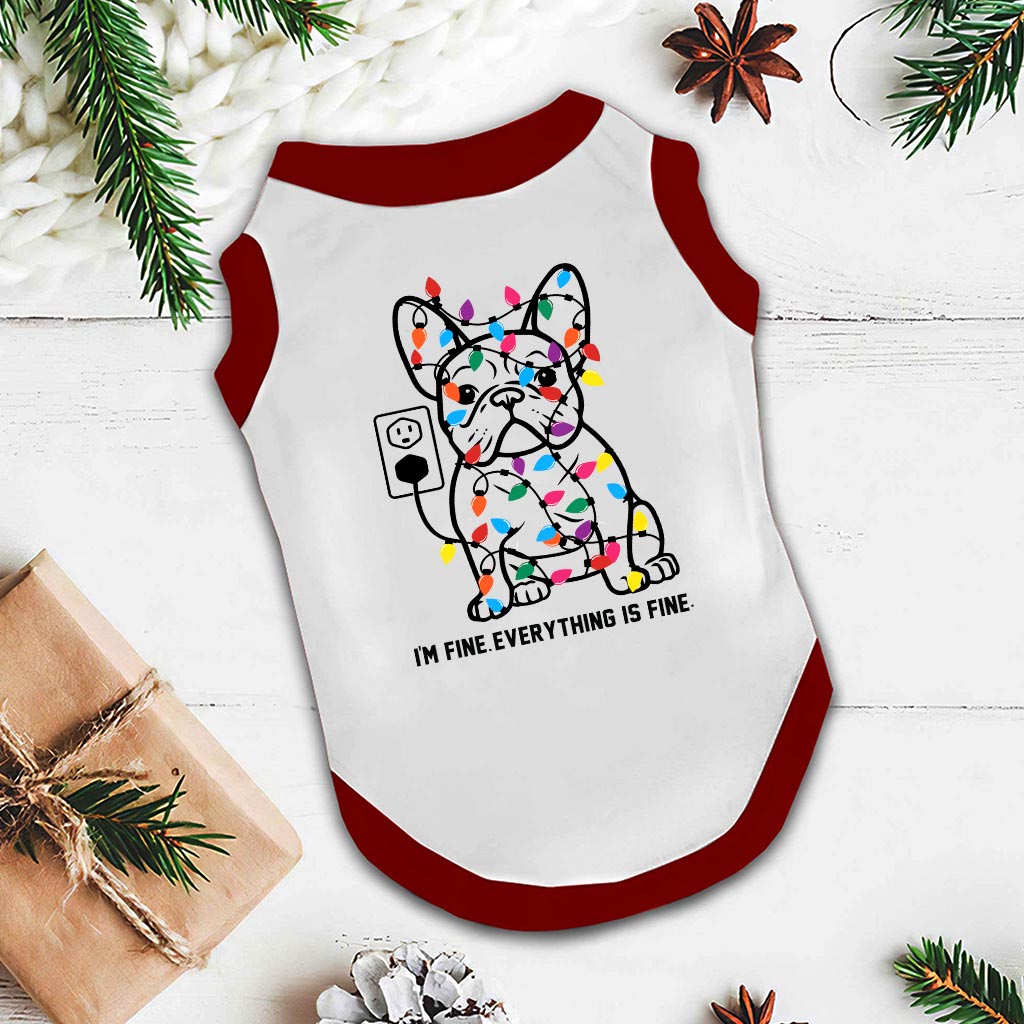 Funny French Bulldog Matching Family Christmas Jammies 9