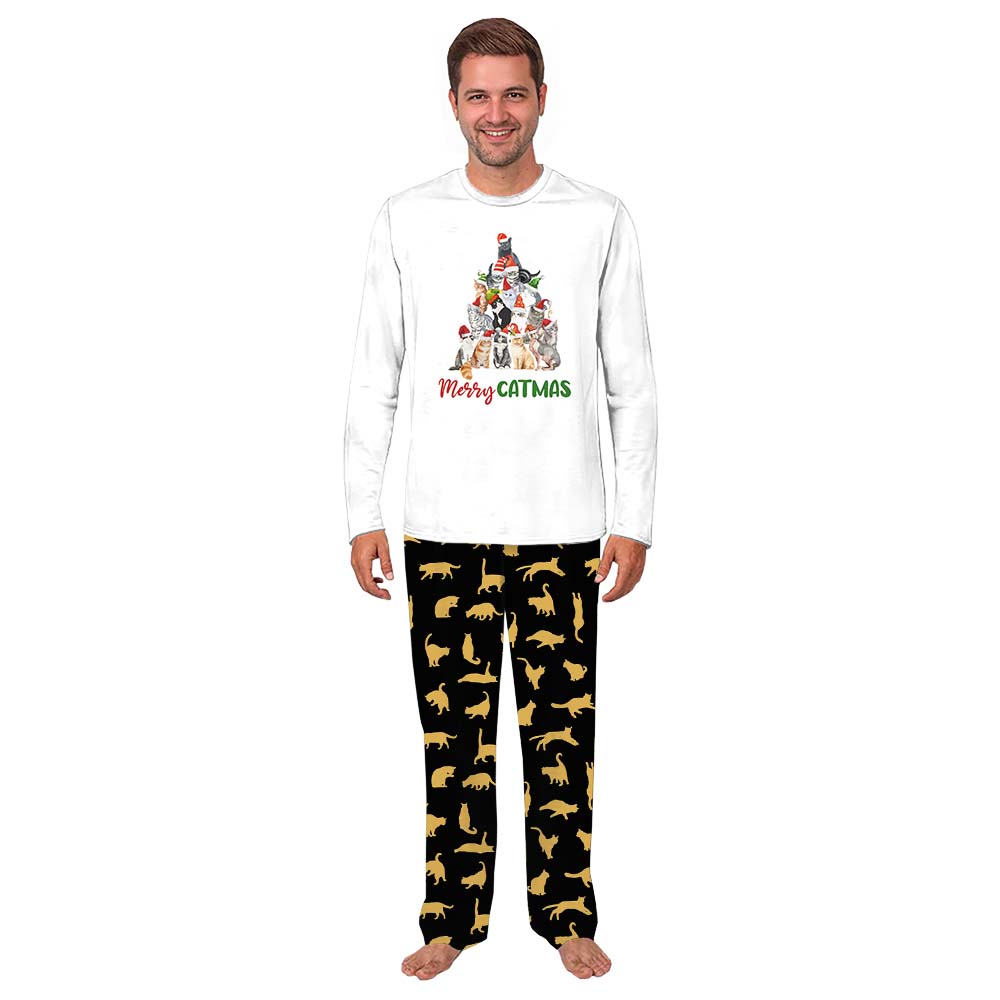Merry Catmas Pajamas Christmas Tree Edition With Plus Size 5