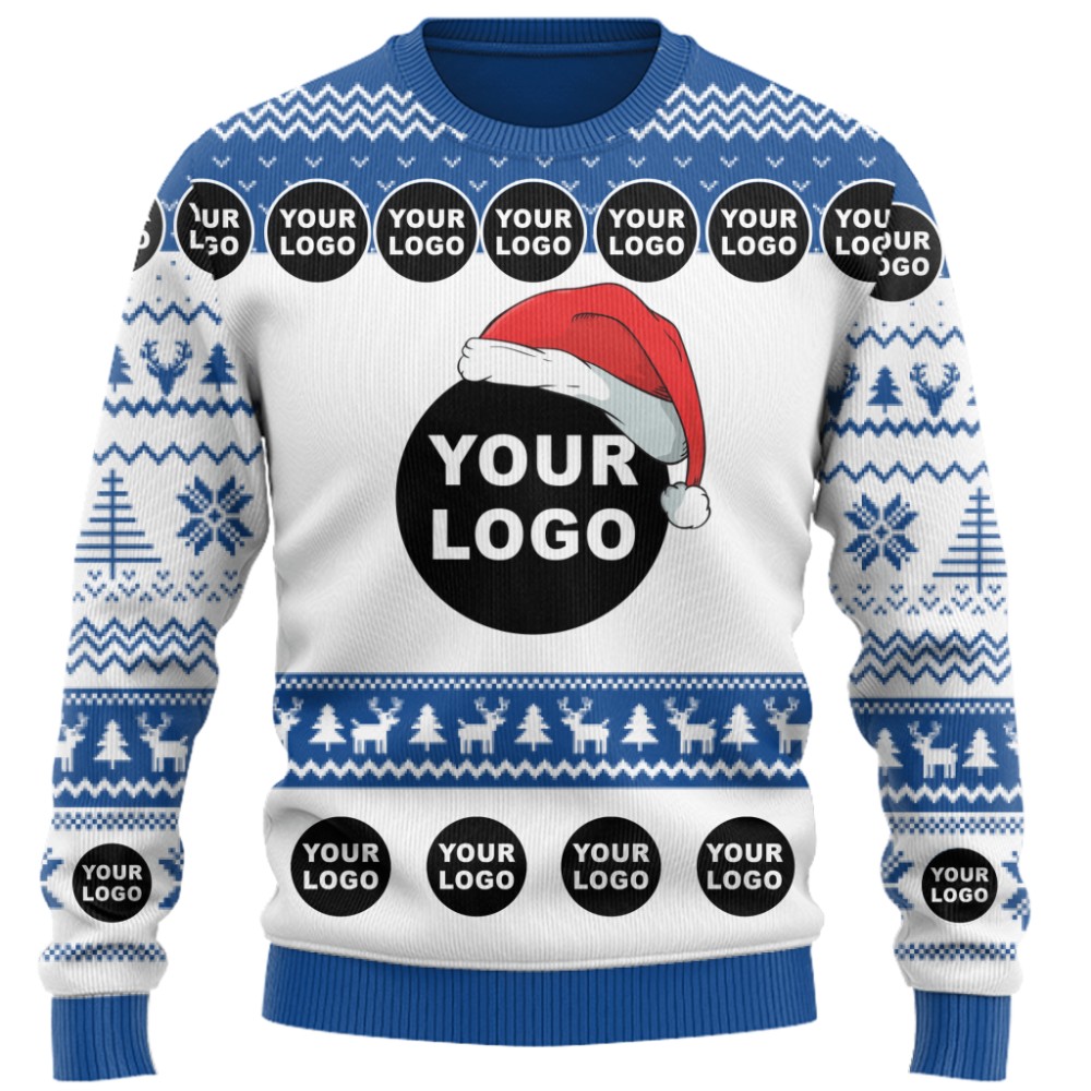 Custom Christmas Sweater With Company Logo 9