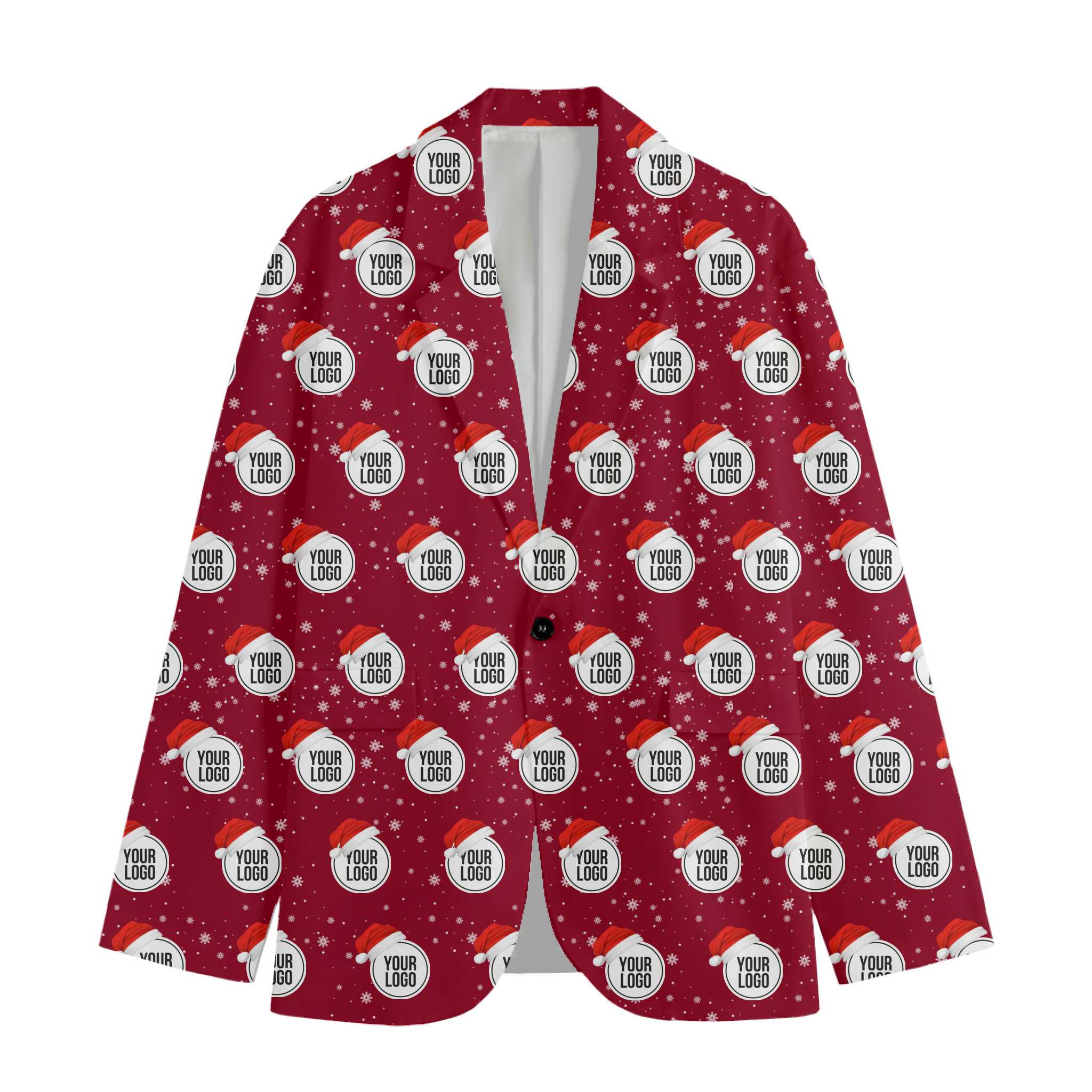 Custom Logo Christmas Blazer Jacket 5