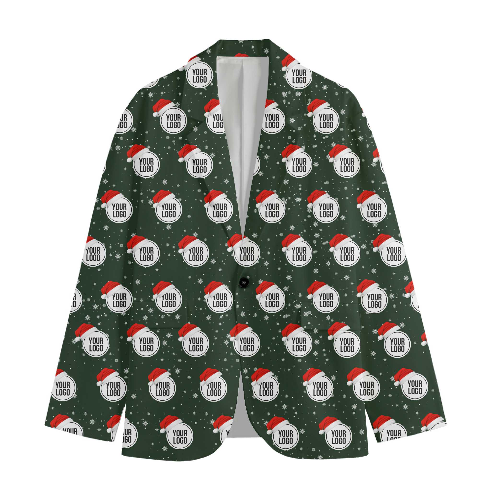 Custom Logo Christmas Blazer Jacket 7
