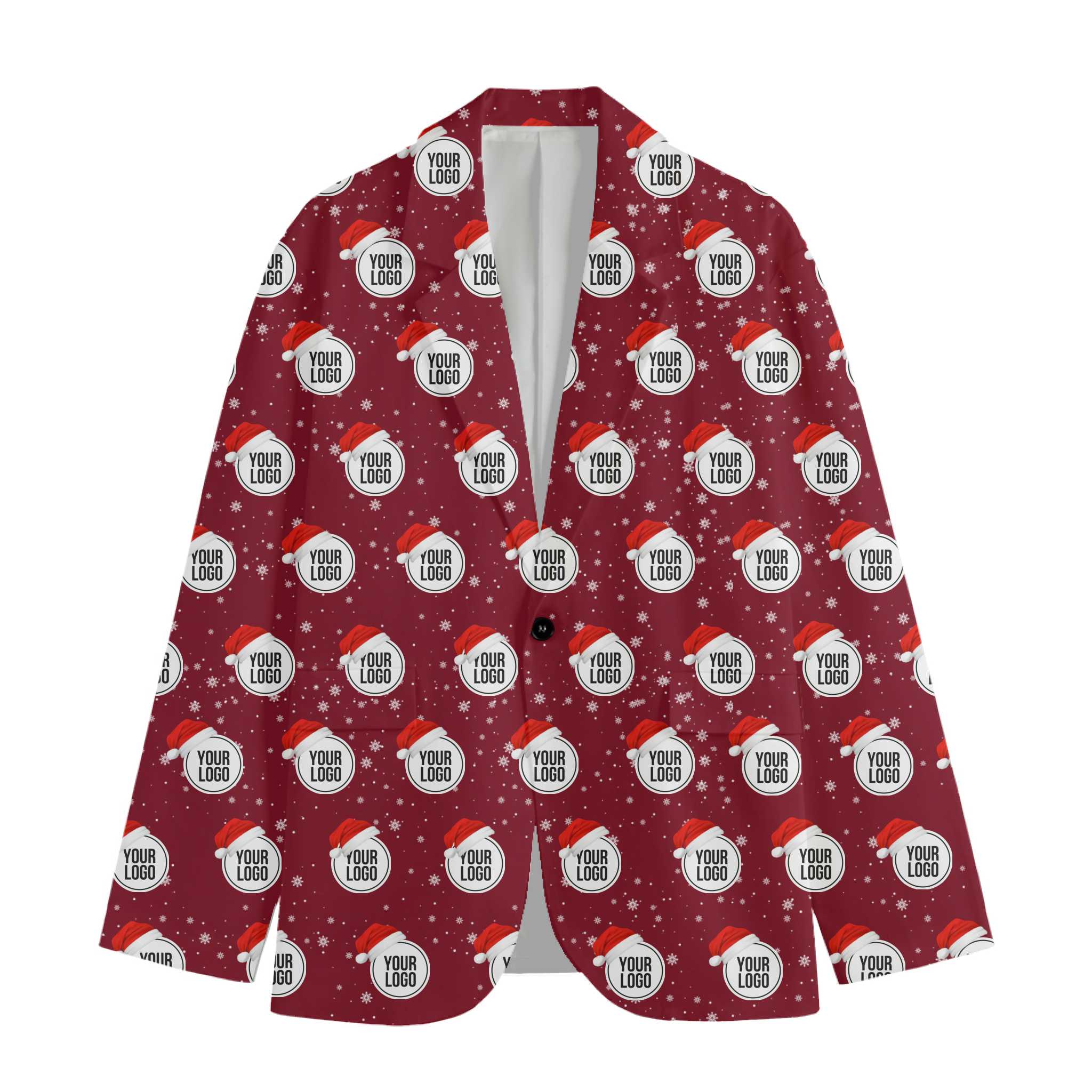 Custom Logo Christmas Blazer Jacket 8