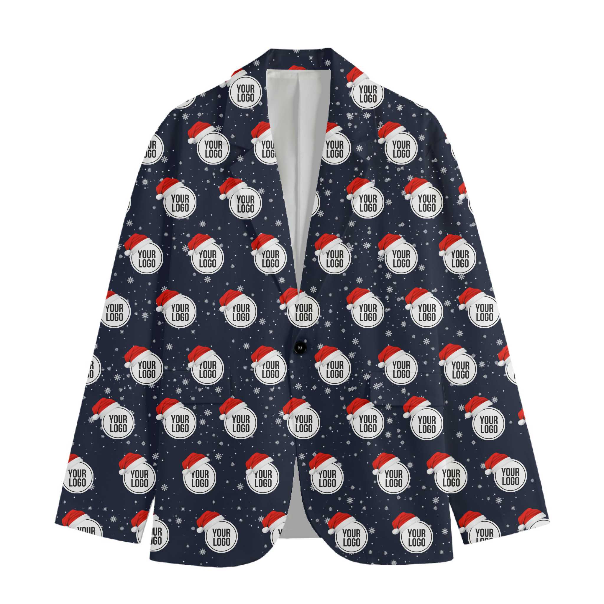 Custom Logo Christmas Blazer Jacket 9
