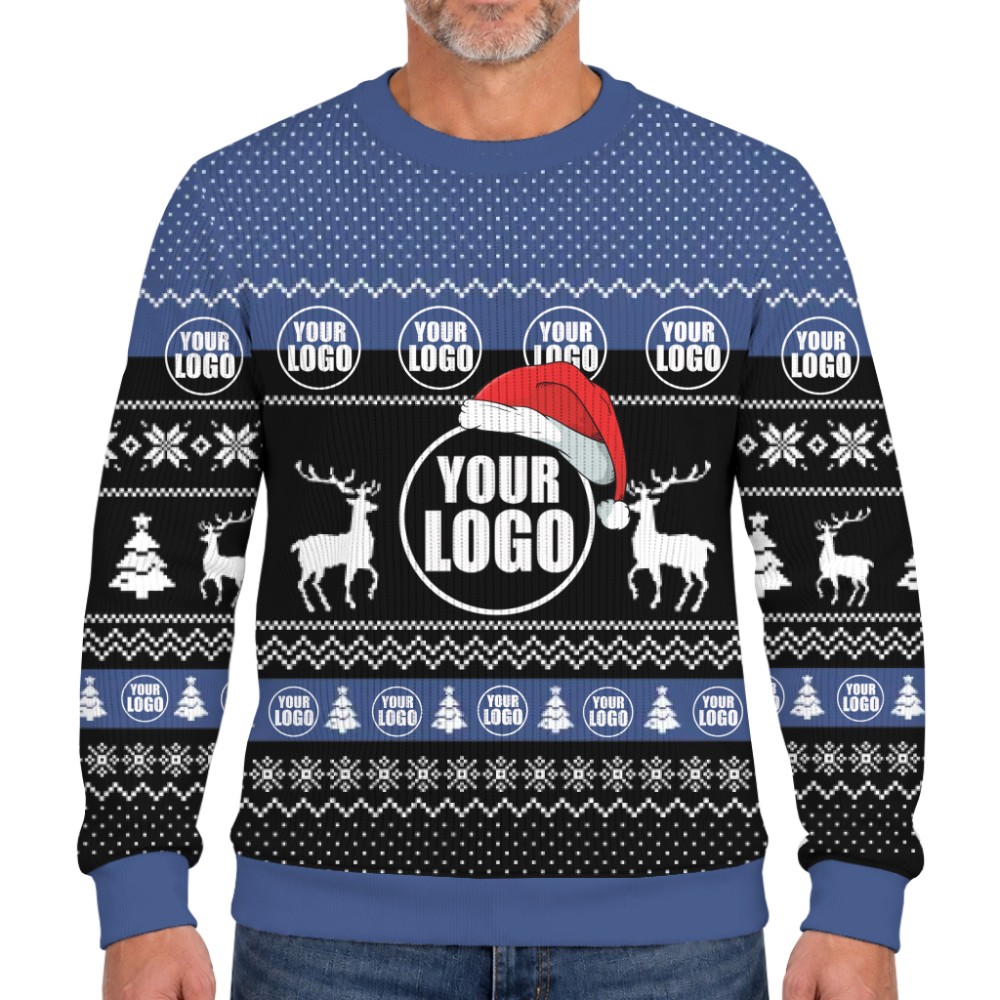 Custom Logo Christmas Soft Sweater For Team Spirit 2