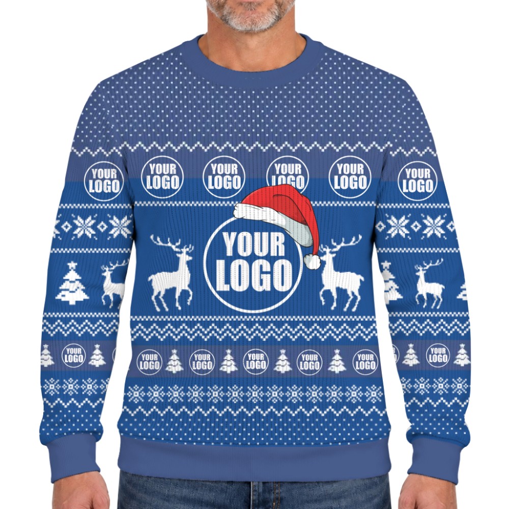Custom Logo Christmas Soft Sweater For Team Spirit 11