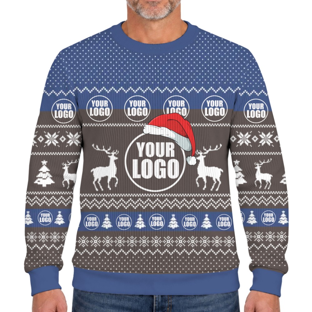 Custom Logo Christmas Soft Sweater For Team Spirit 5
