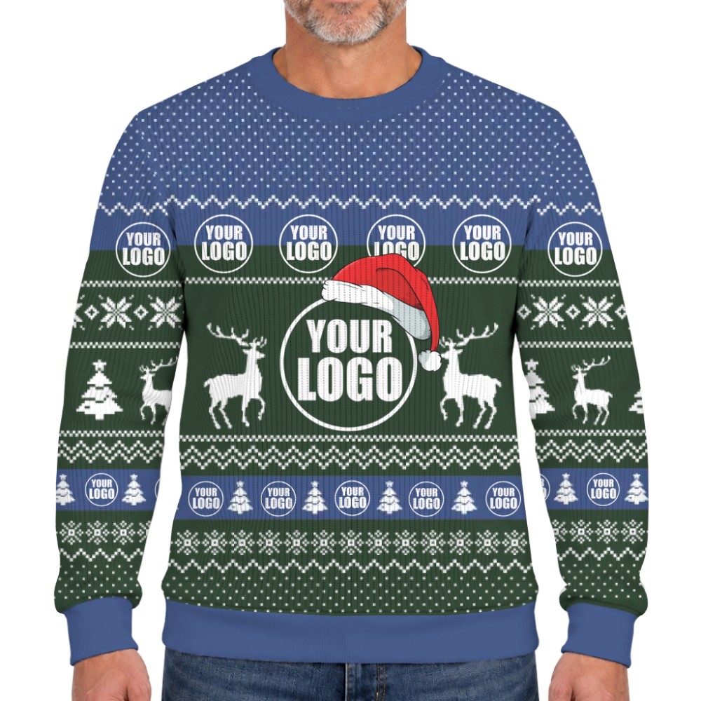 Custom Logo Christmas Soft Sweater For Team Spirit 6