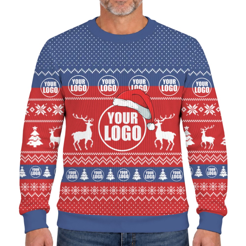 Custom Logo Christmas Soft Sweater For Team Spirit 10