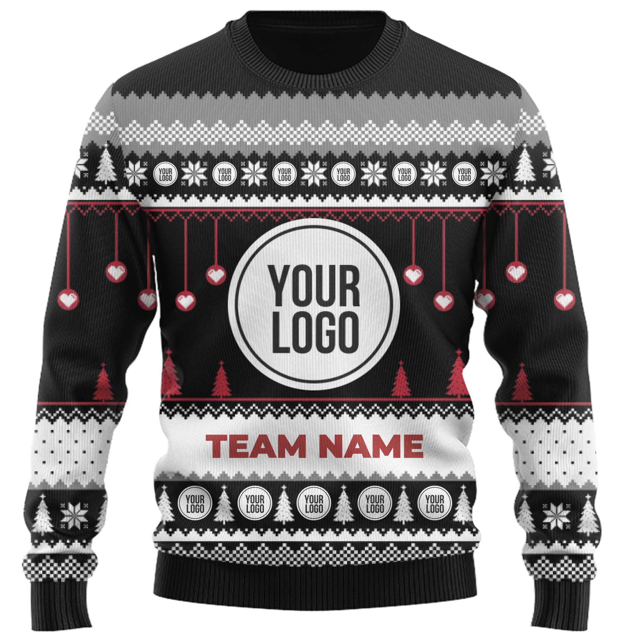 Custom Logo Live Preview Ugly Christmas Sweater 10