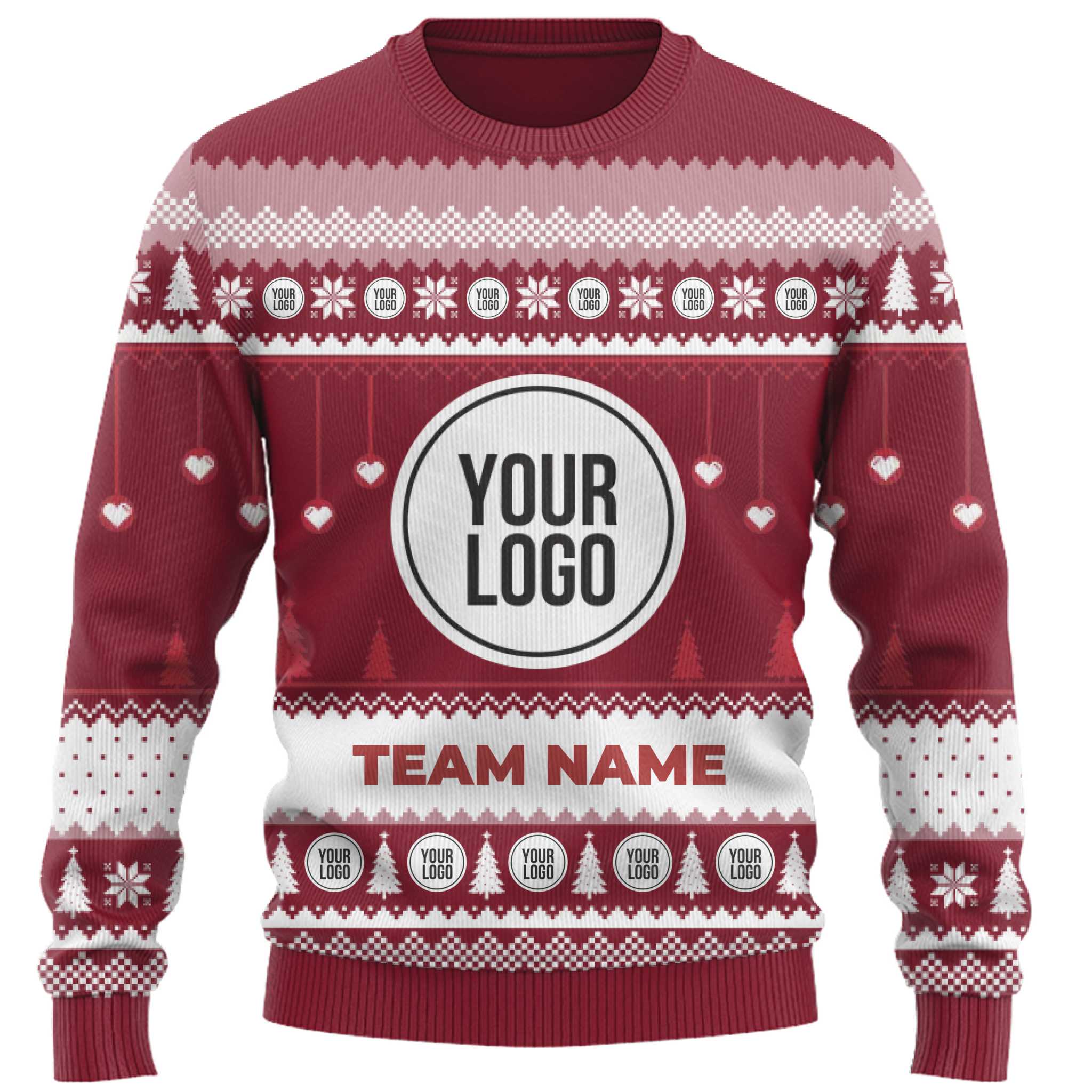 Custom Logo Live Preview Ugly Christmas Sweater 5