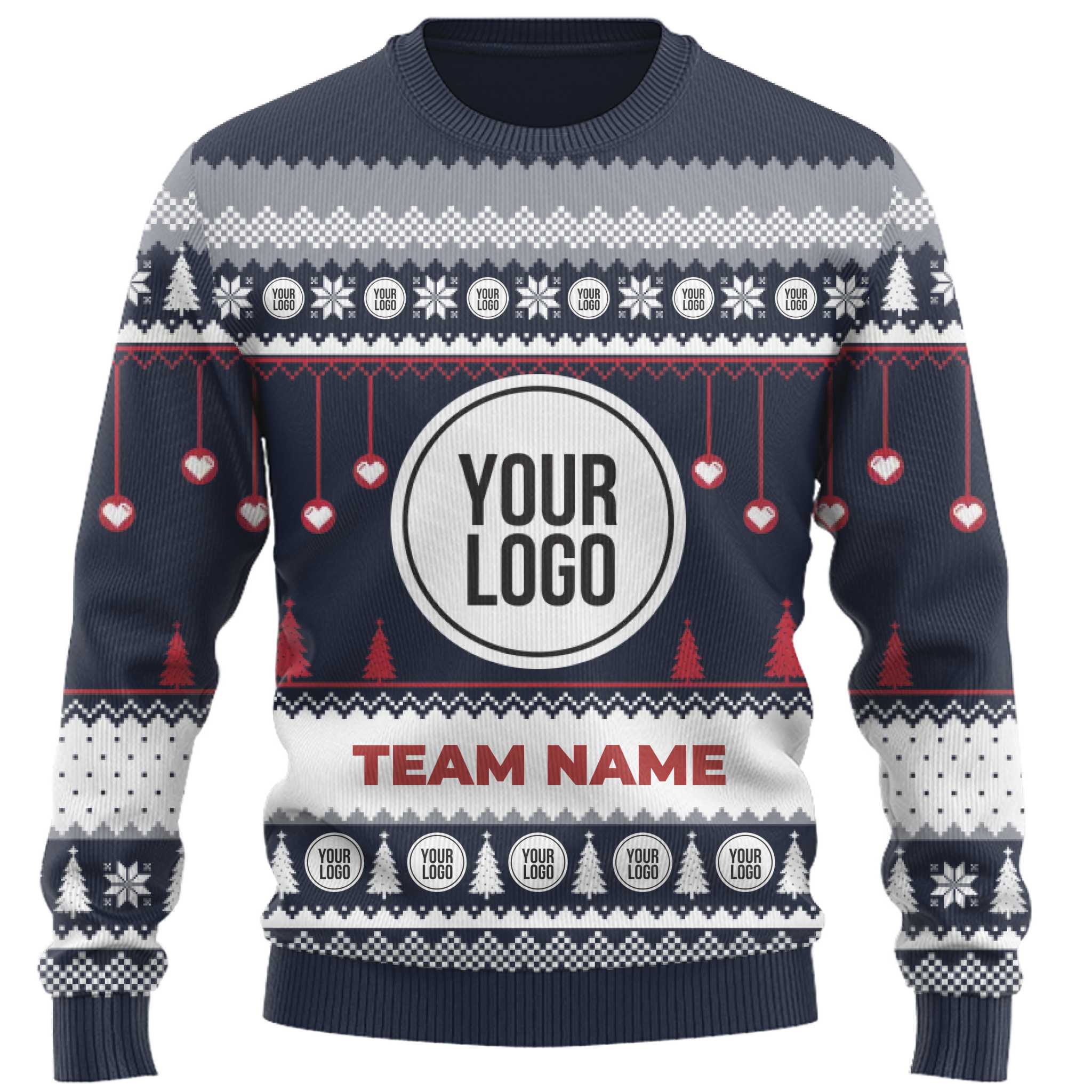 Custom Logo Live Preview Ugly Christmas Sweater 6