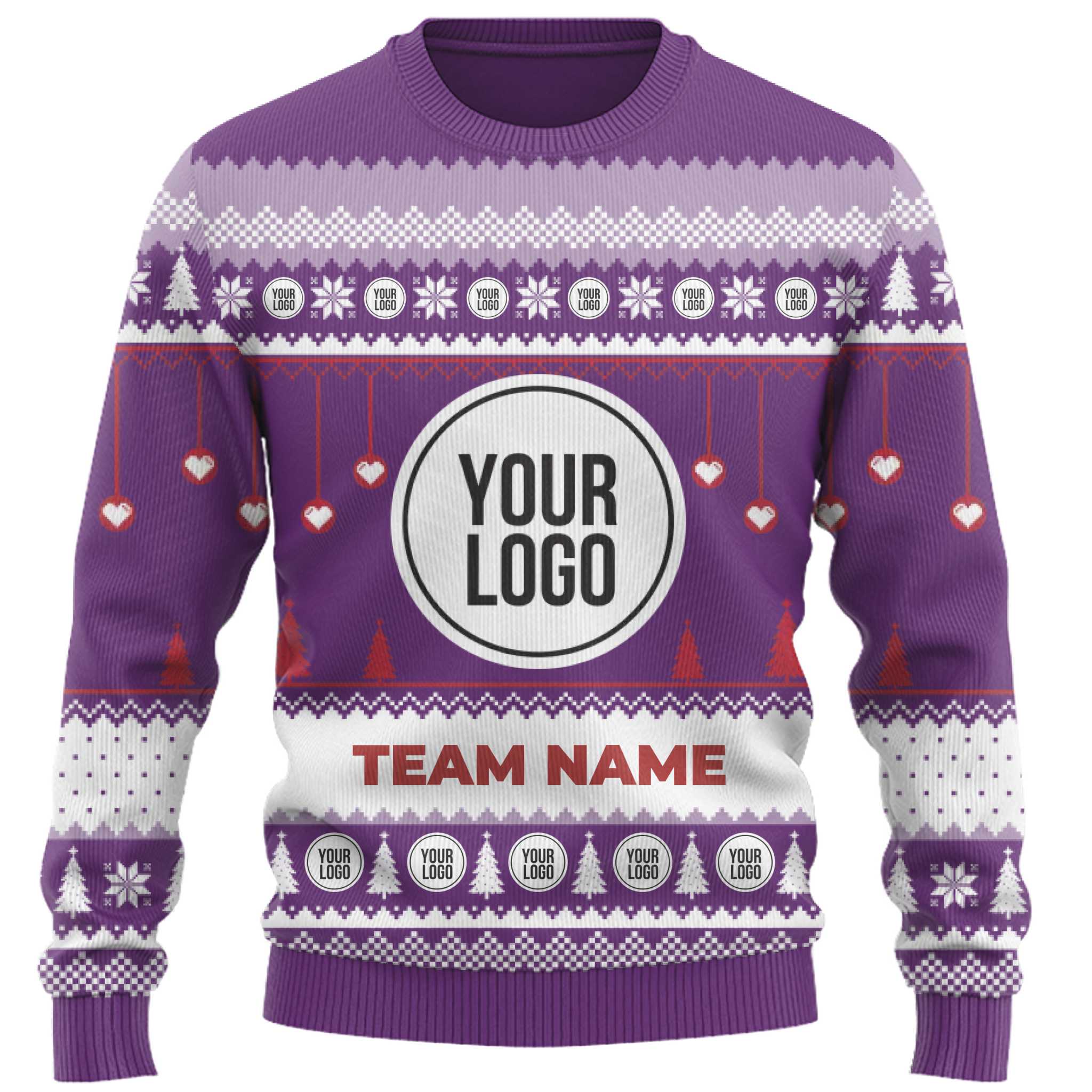 Custom Logo Live Preview Ugly Christmas Sweater 7