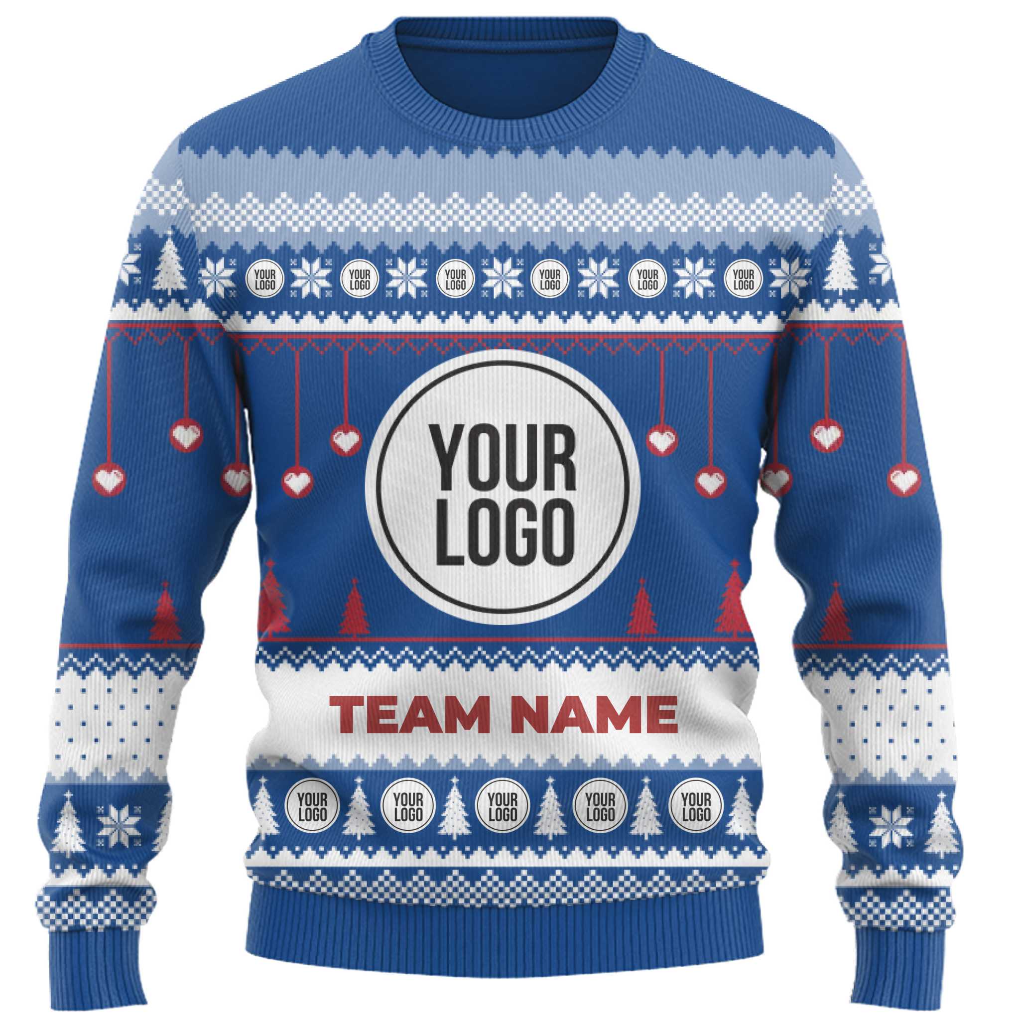 Custom Logo Live Preview Ugly Christmas Sweater 9