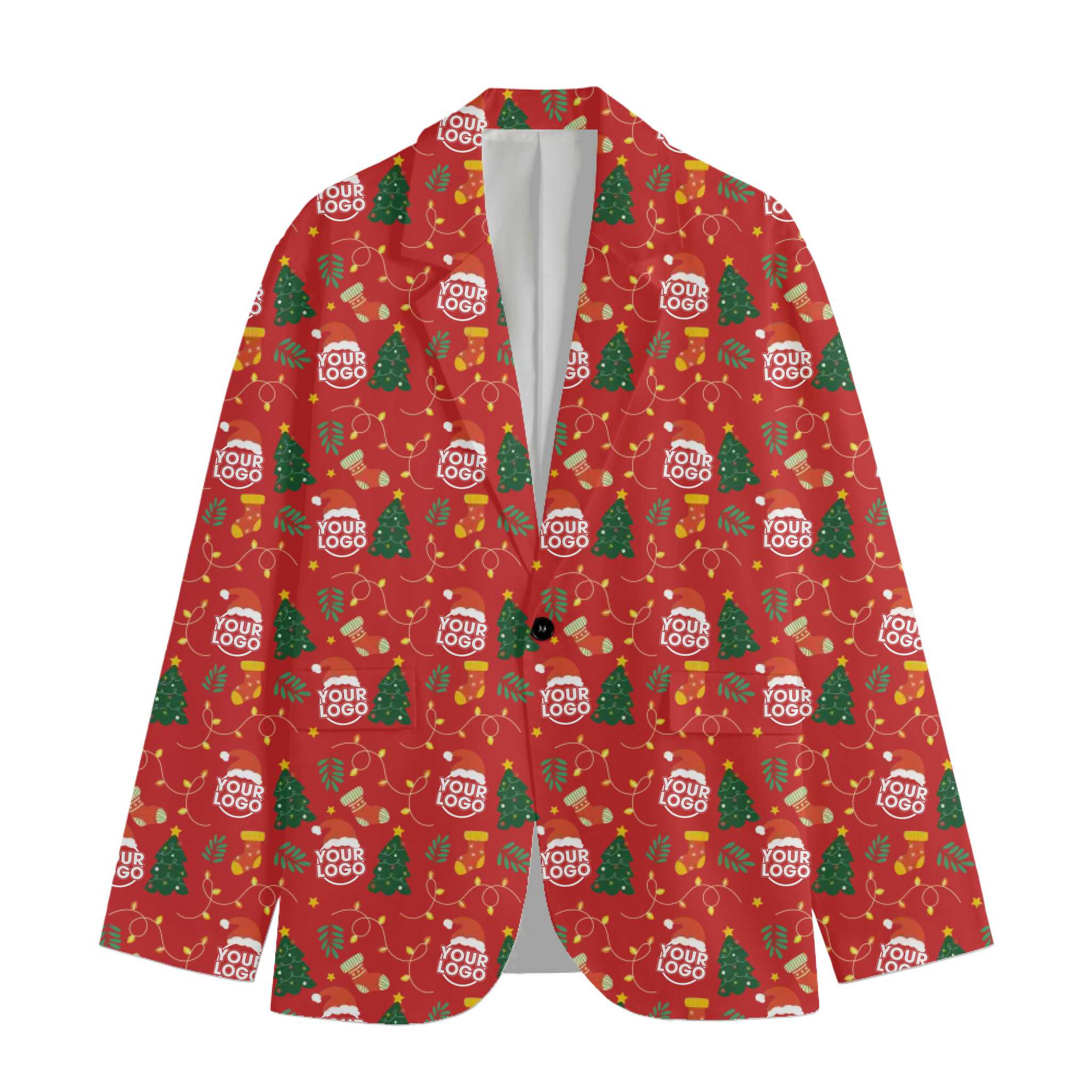Custom Logo Or Face Christmas Jacket 9