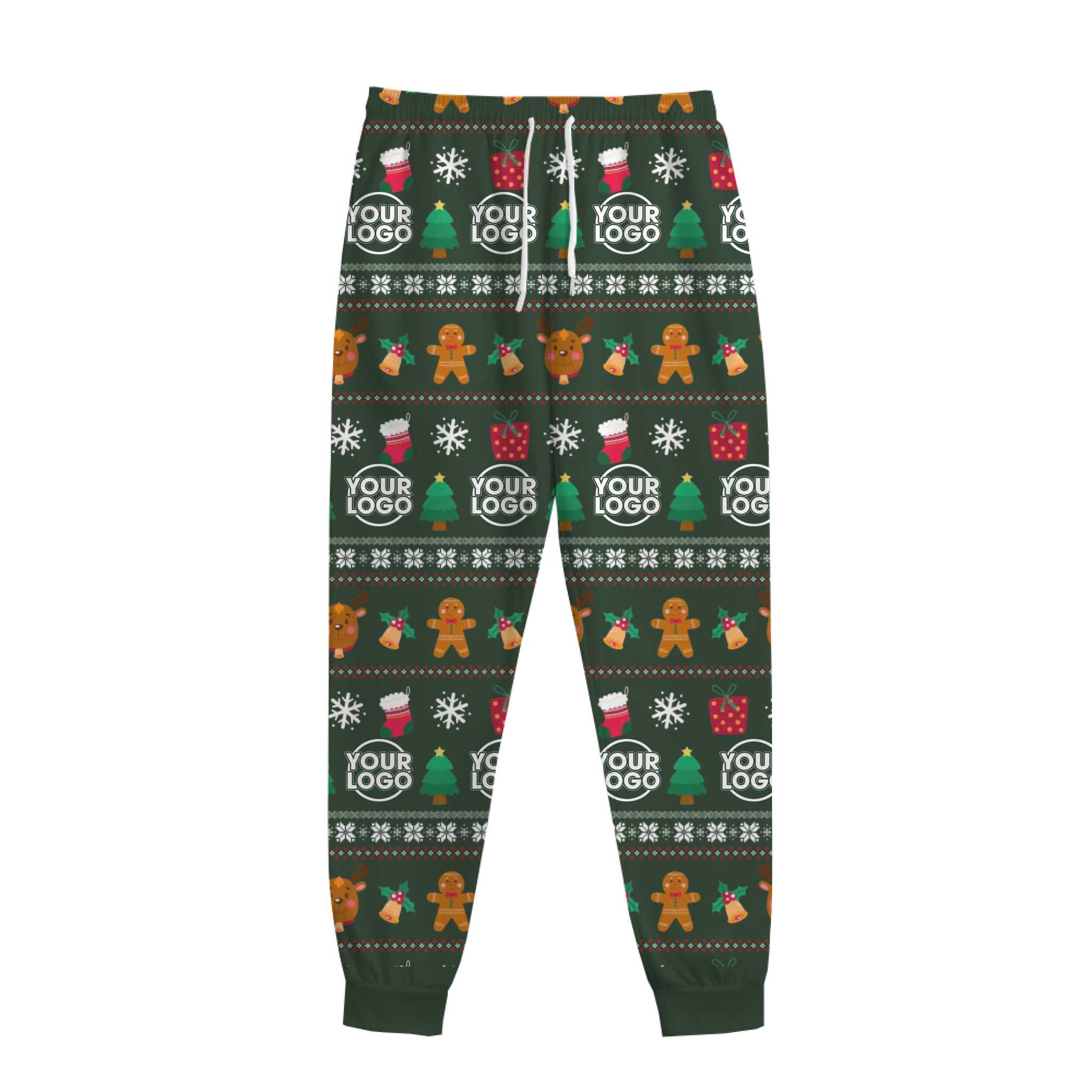 Custom Logo Or Face Christmas Pants With Jacket Or Tie 2