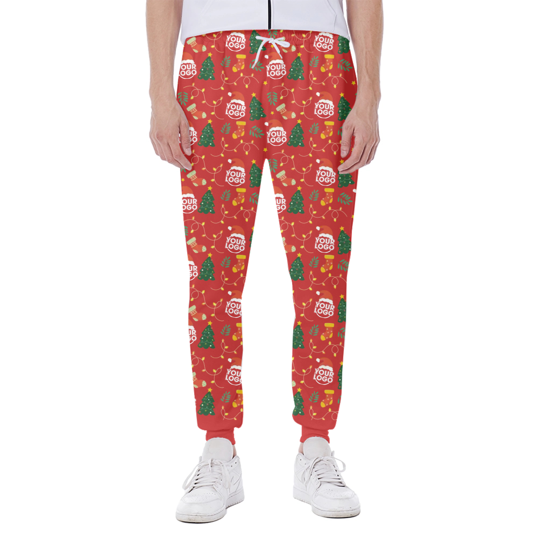 Custom Logo Or Face Christmas Sweatpants  5