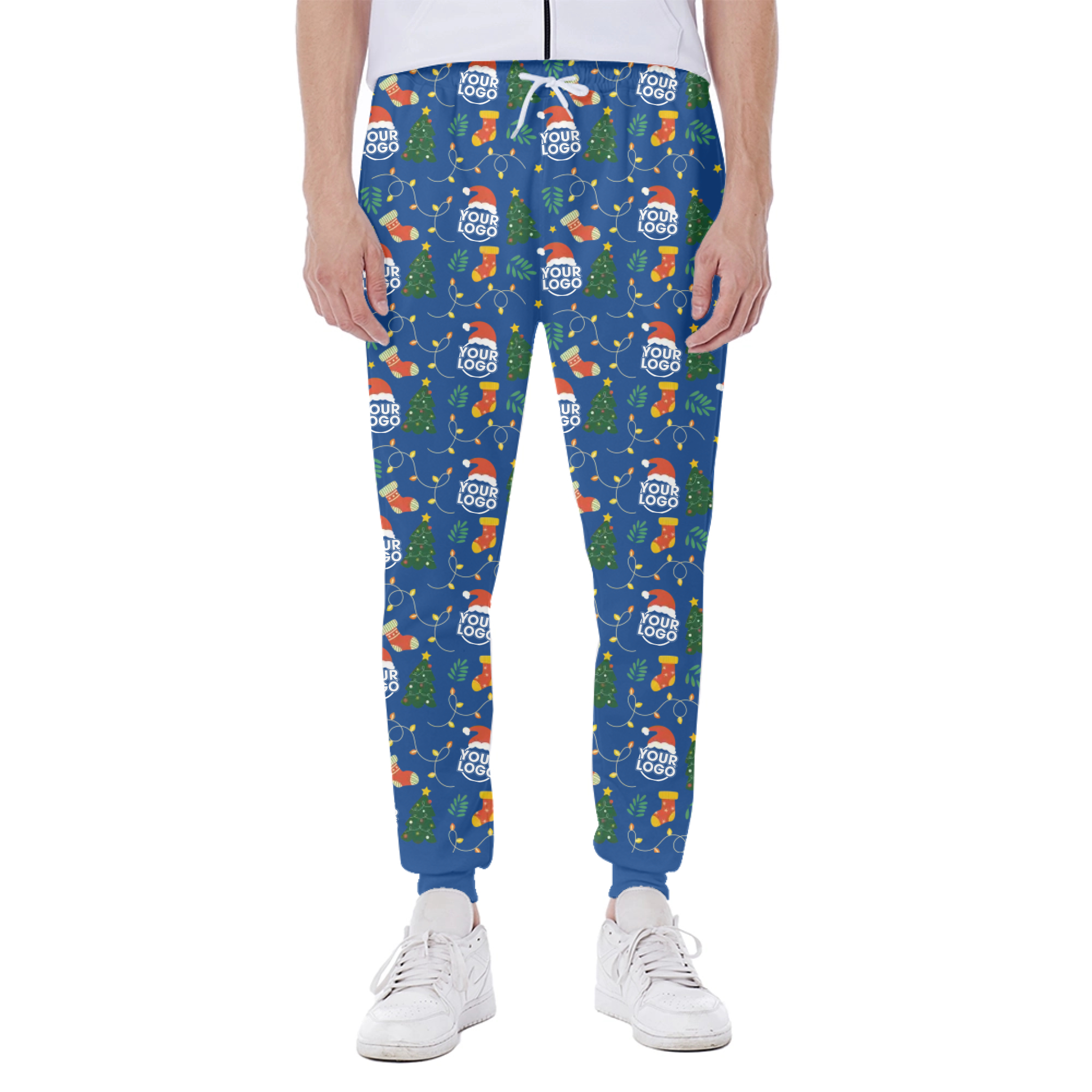 Custom Logo Or Face Christmas Sweatpants  6