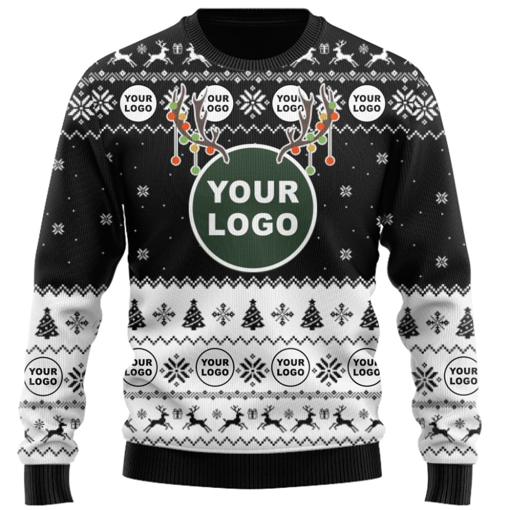 Custom Logo Ugly Christmas Sweater For Branding 2