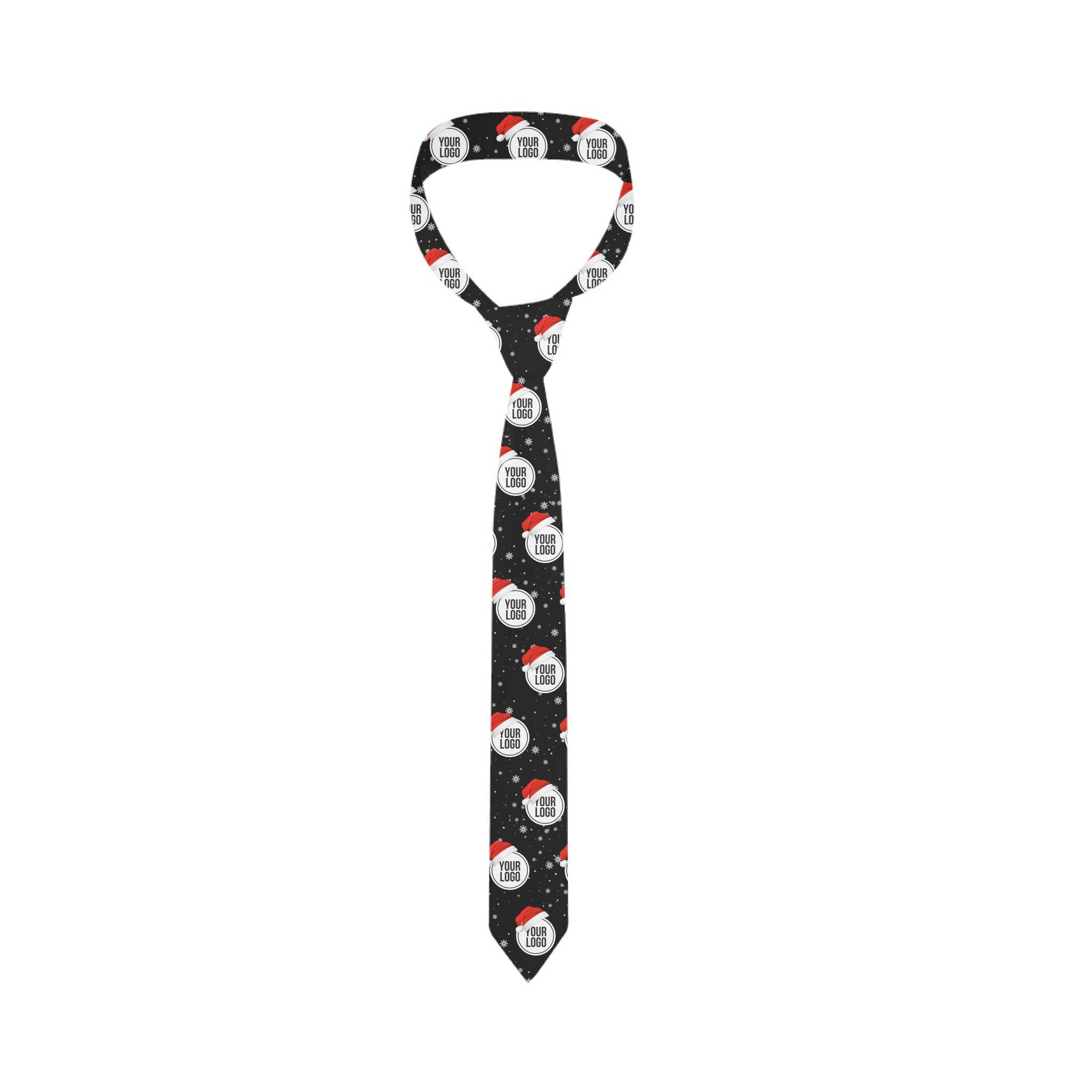 Custom Logo Ugly Christmas Tie 3
