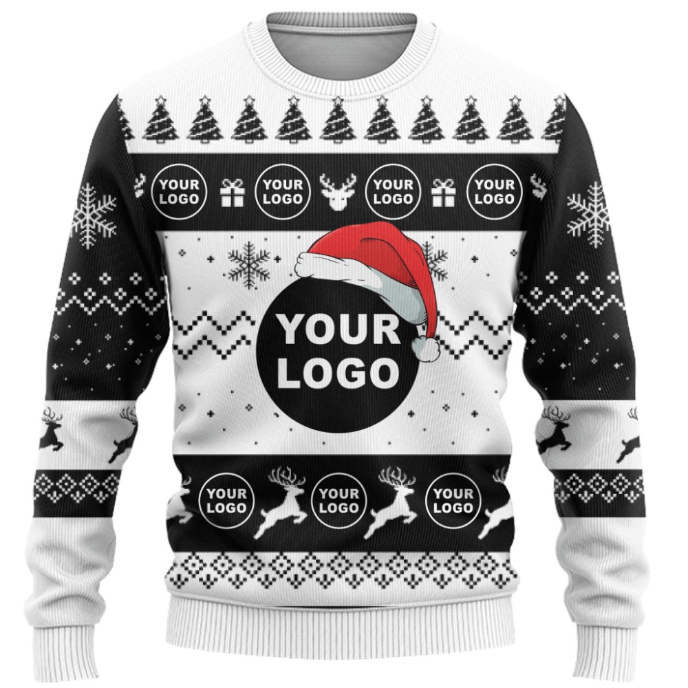 Customized Brand Logo Ugly Christmas Sweater 2