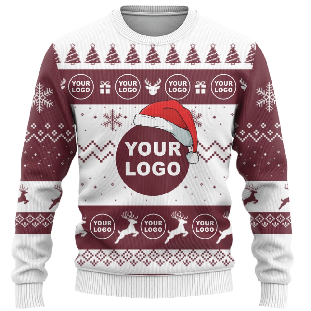 Customized Brand Logo Ugly Christmas Sweater 6