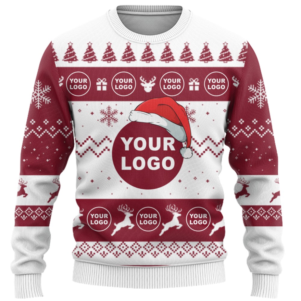 Customized Brand Logo Ugly Christmas Sweater 7