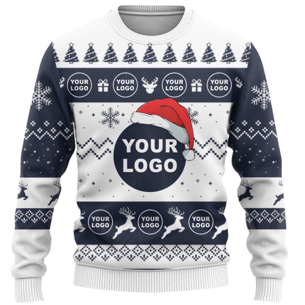 Customized Brand Logo Ugly Christmas Sweater 8