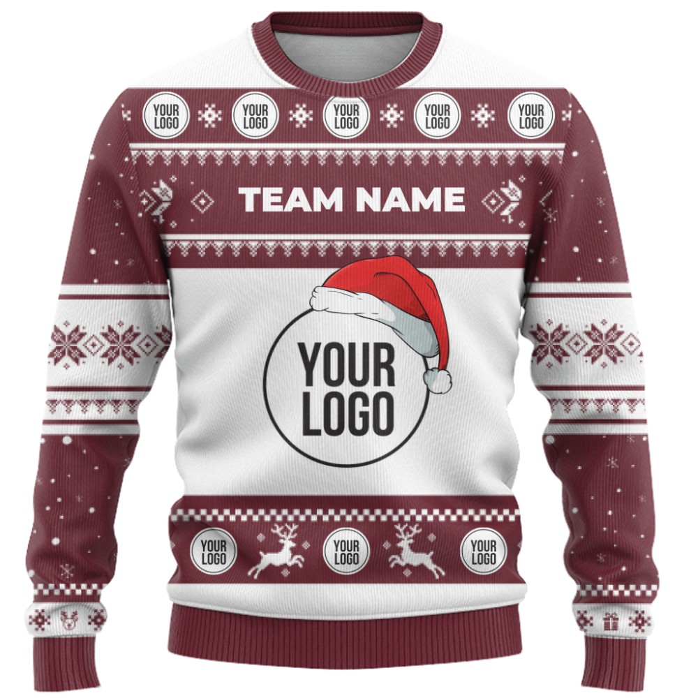 Customized Logo Ugly Christmas Sweater No Minimum 8
