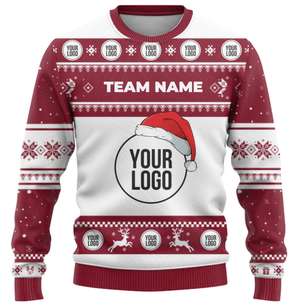 Customized Logo Ugly Christmas Sweater No Minimum 9