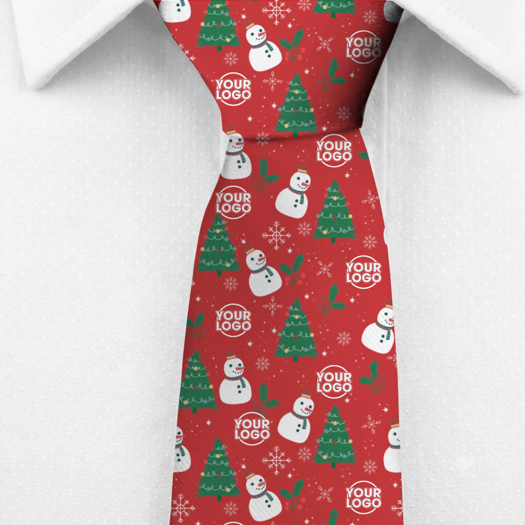 Customized Logo Ugly Christmas Tie  2