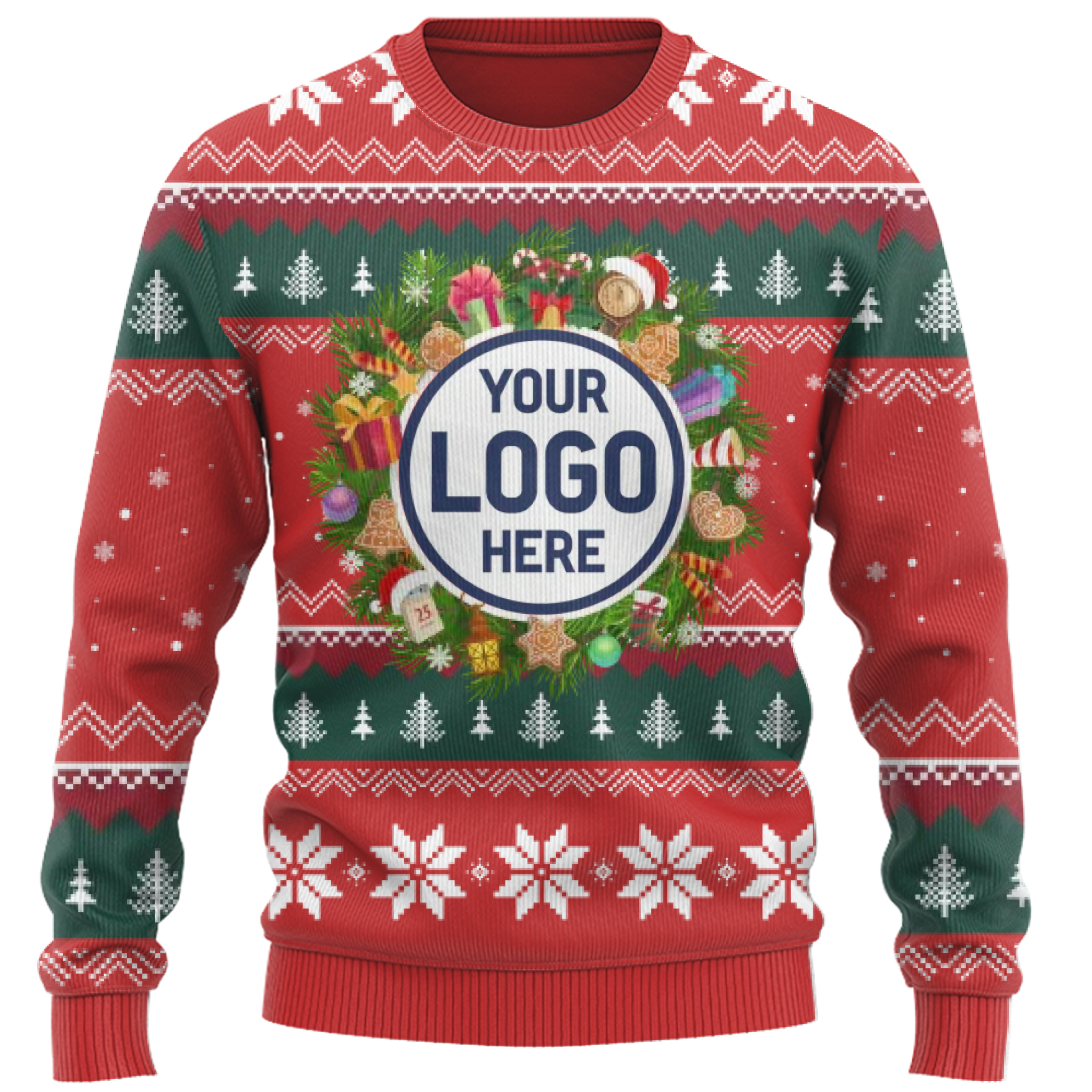 Ultimate Custom Logo Christmas Ugly Sweater 10