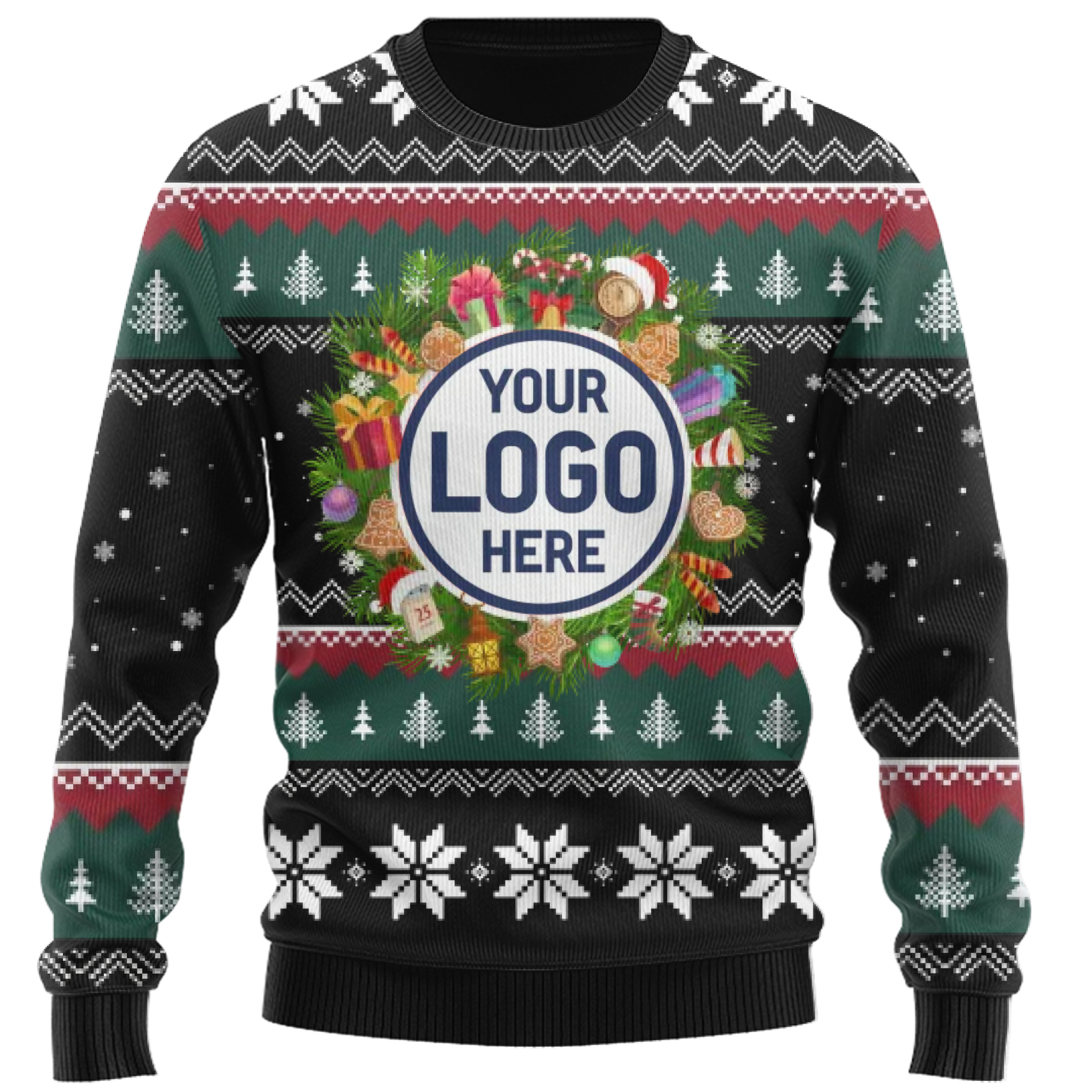 Ultimate Custom Logo Christmas Ugly Sweater 2