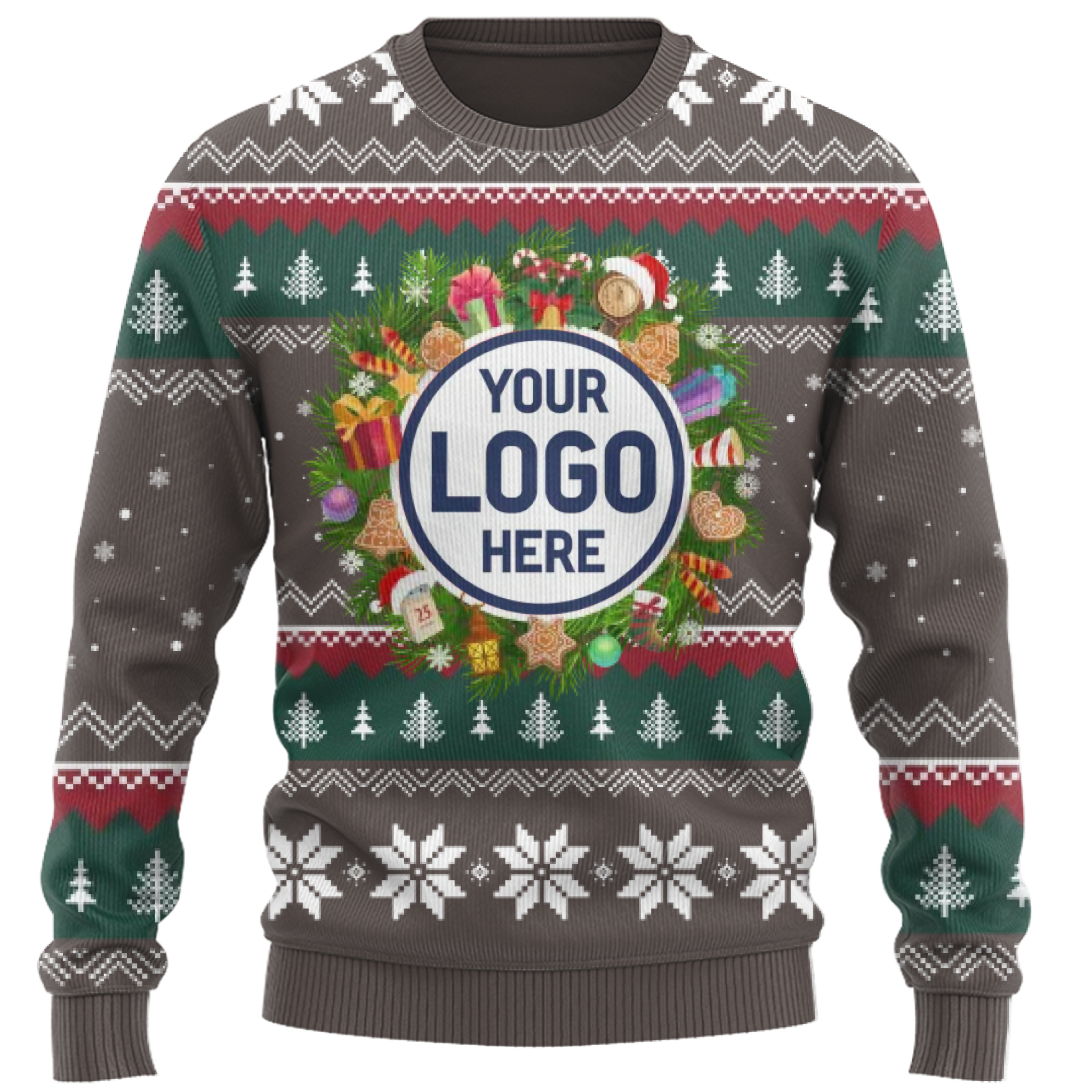 Ultimate Custom Logo Christmas Ugly Sweater 4