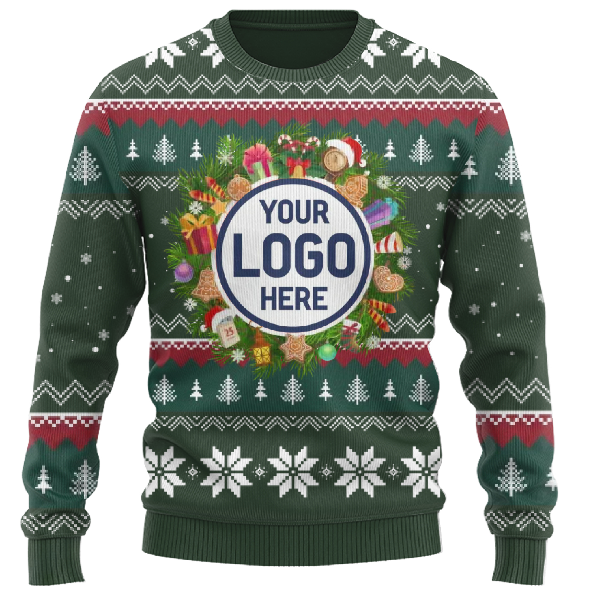 Ultimate Custom Logo Christmas Ugly Sweater 5