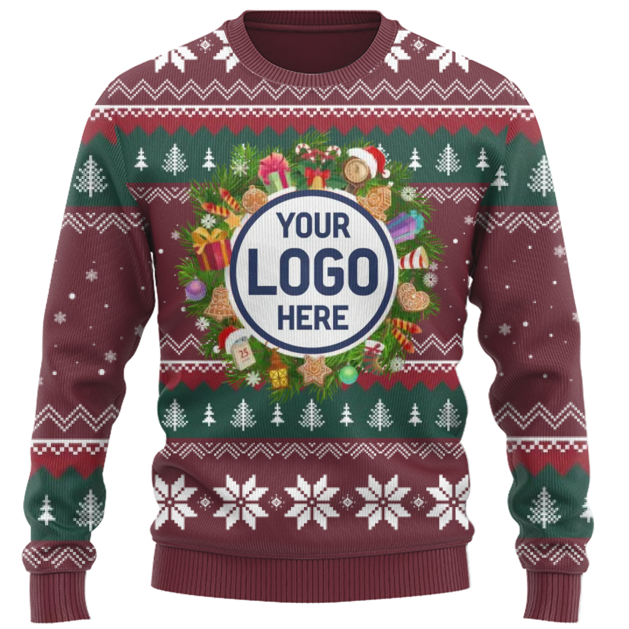 Ultimate Custom Logo Christmas Ugly Sweater 6