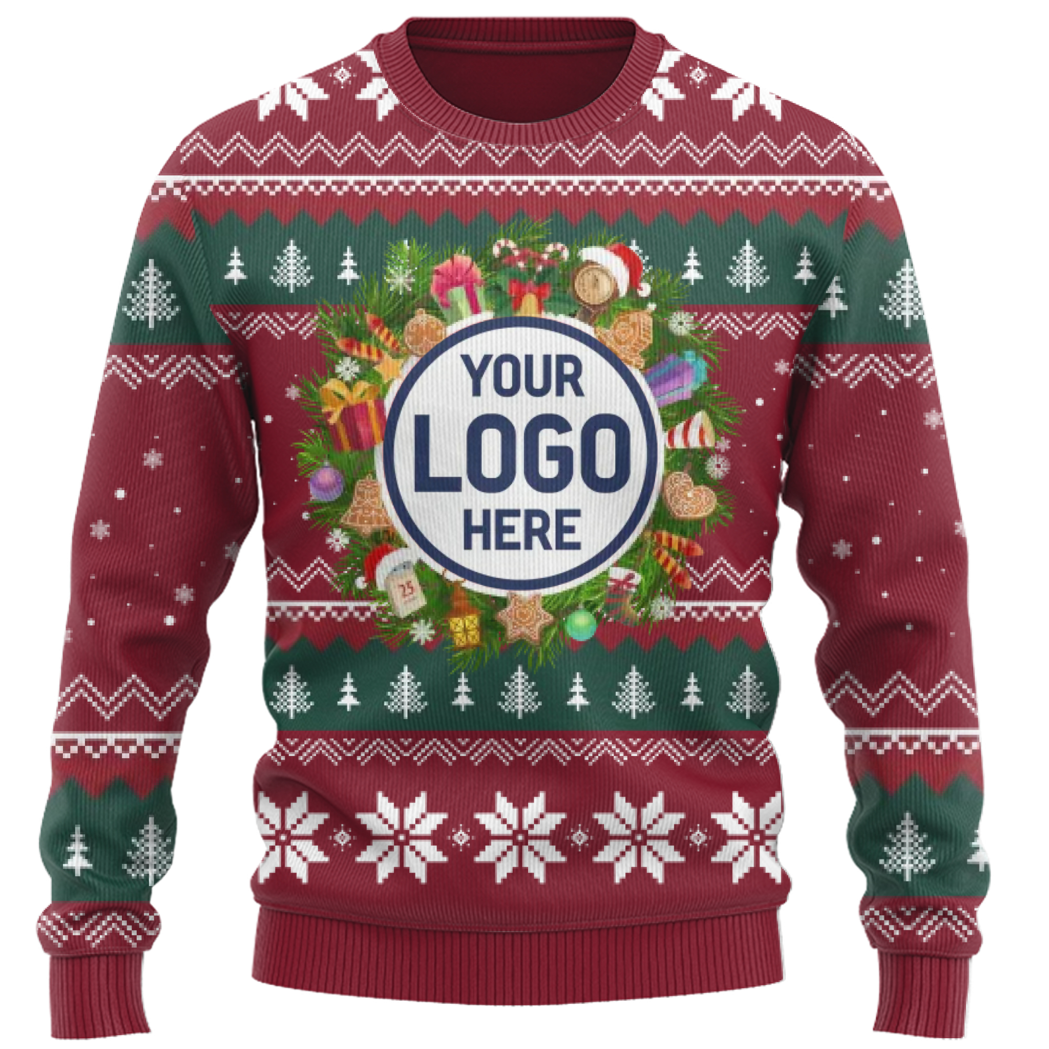 Ultimate Custom Logo Christmas Ugly Sweater 7