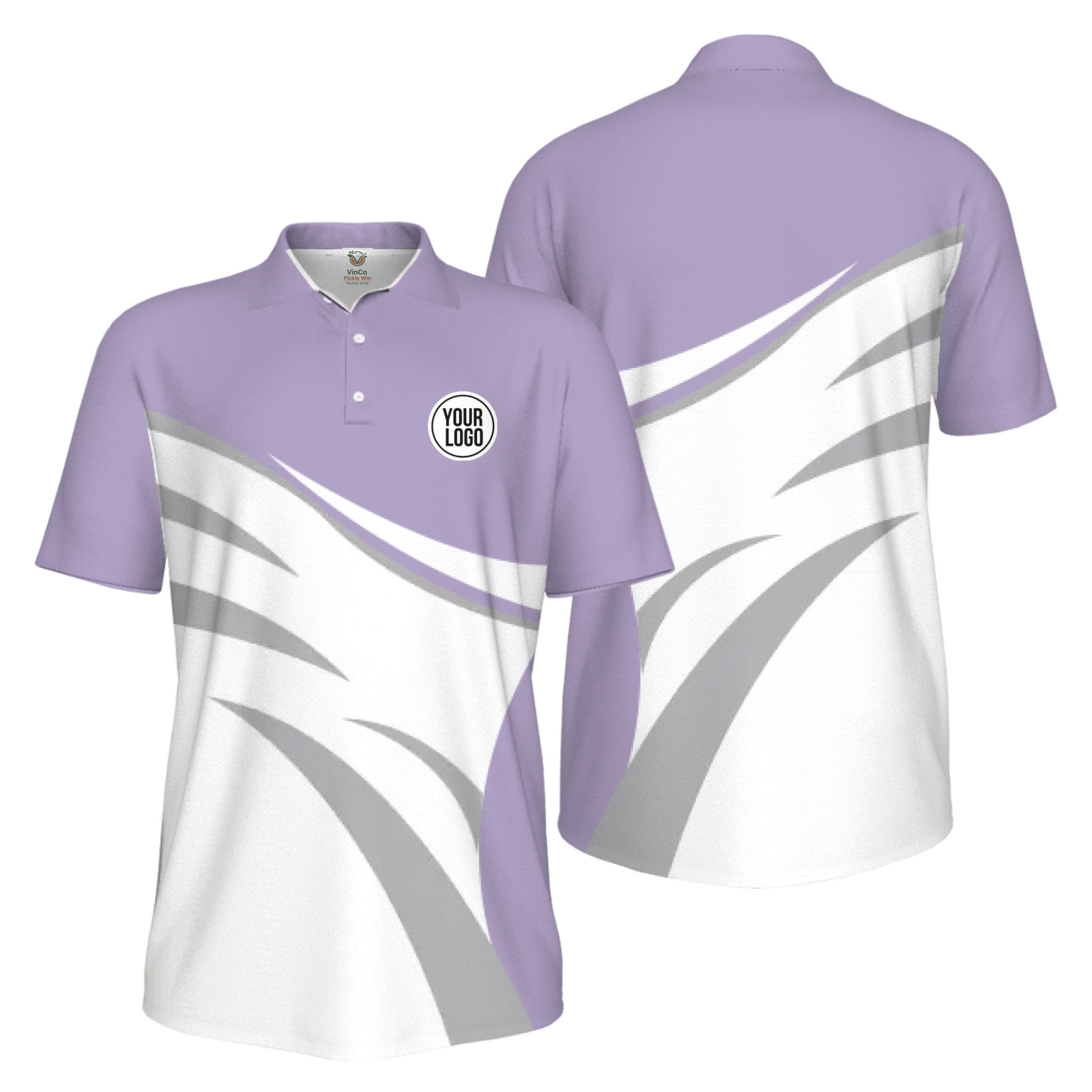  Picklewin Custom Logo Sporty Motion UV Protection Men Polo Shirt Live Preview   11