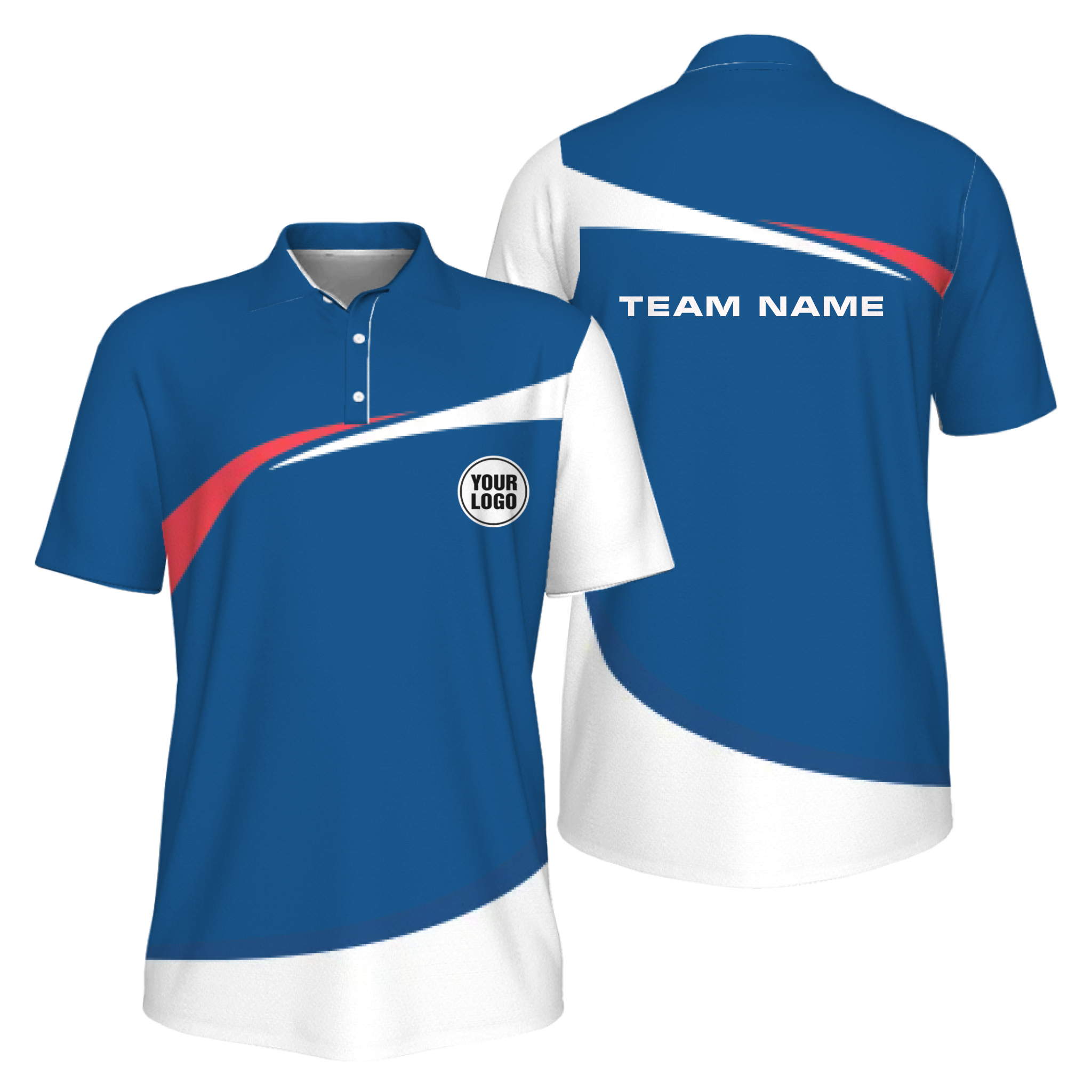Picklewin Custom Pickleball Rally Team Polo Shirt Personalized Name & Logo 5