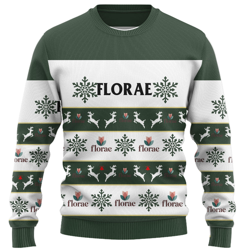 Custom Company Logo Ugly Christmas Sweater 2