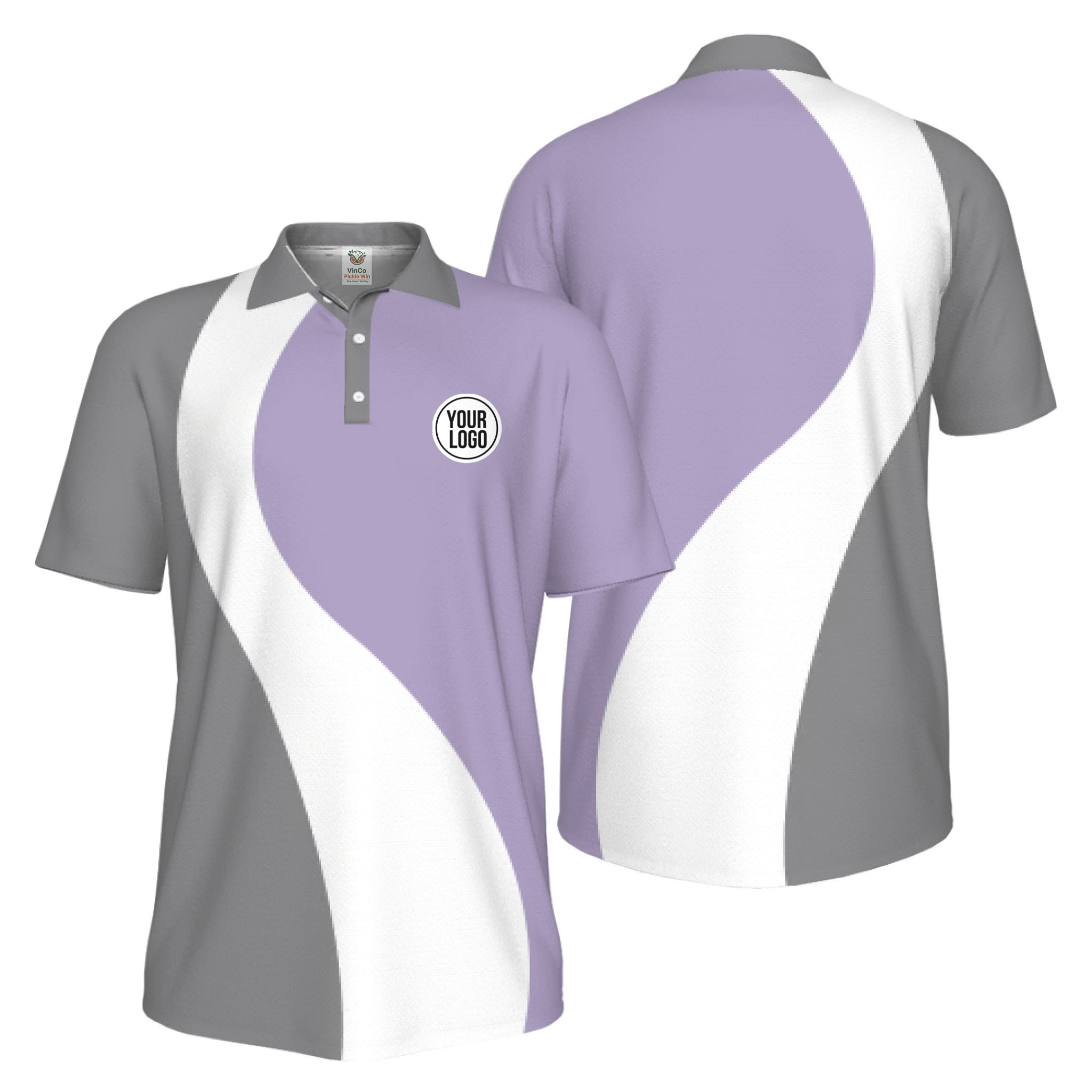 Picklewin Best Custom Logo Sport Polo Shirt Men UV Protection Live Preview   12