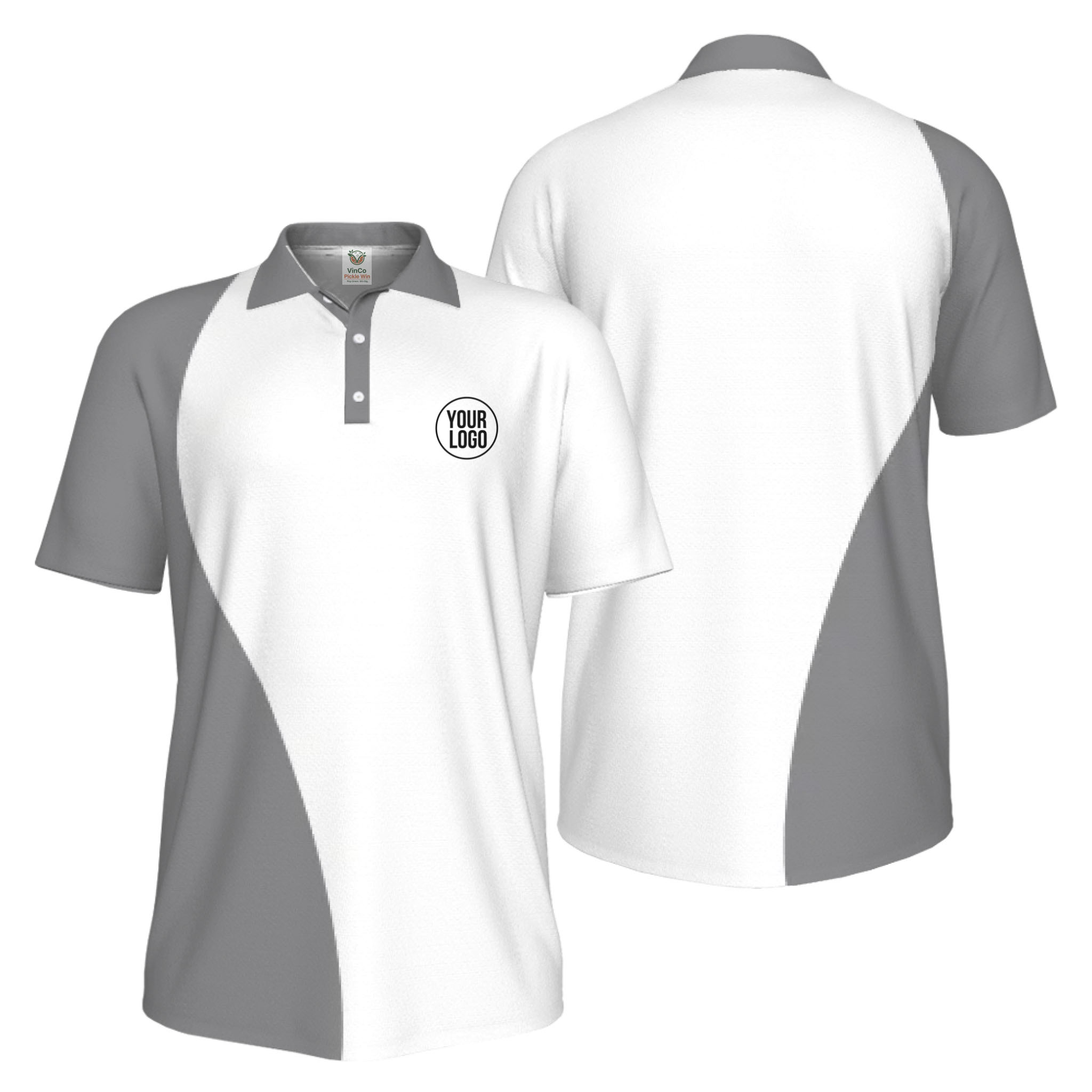 Picklewin Best Custom Logo Sport Polo Shirt Men UV Protection Live Preview   16