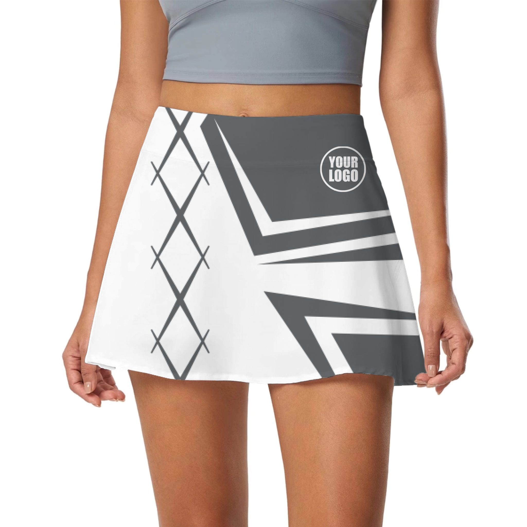 Picklewin Creative Diamond Women's Customized Skort 12