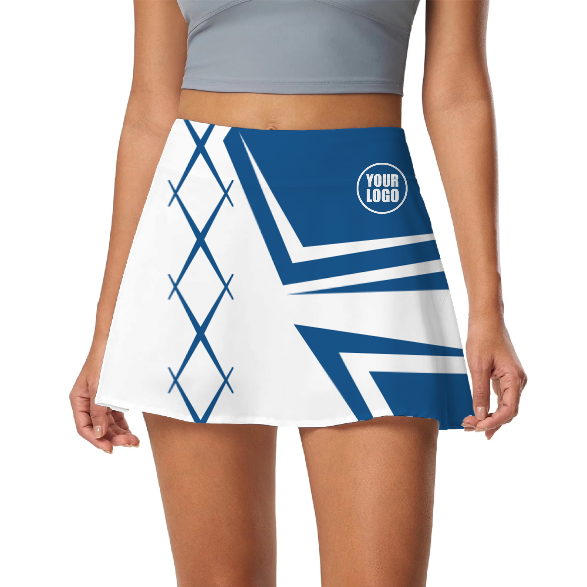 Picklewin Creative Diamond Women's Customized Skort 14