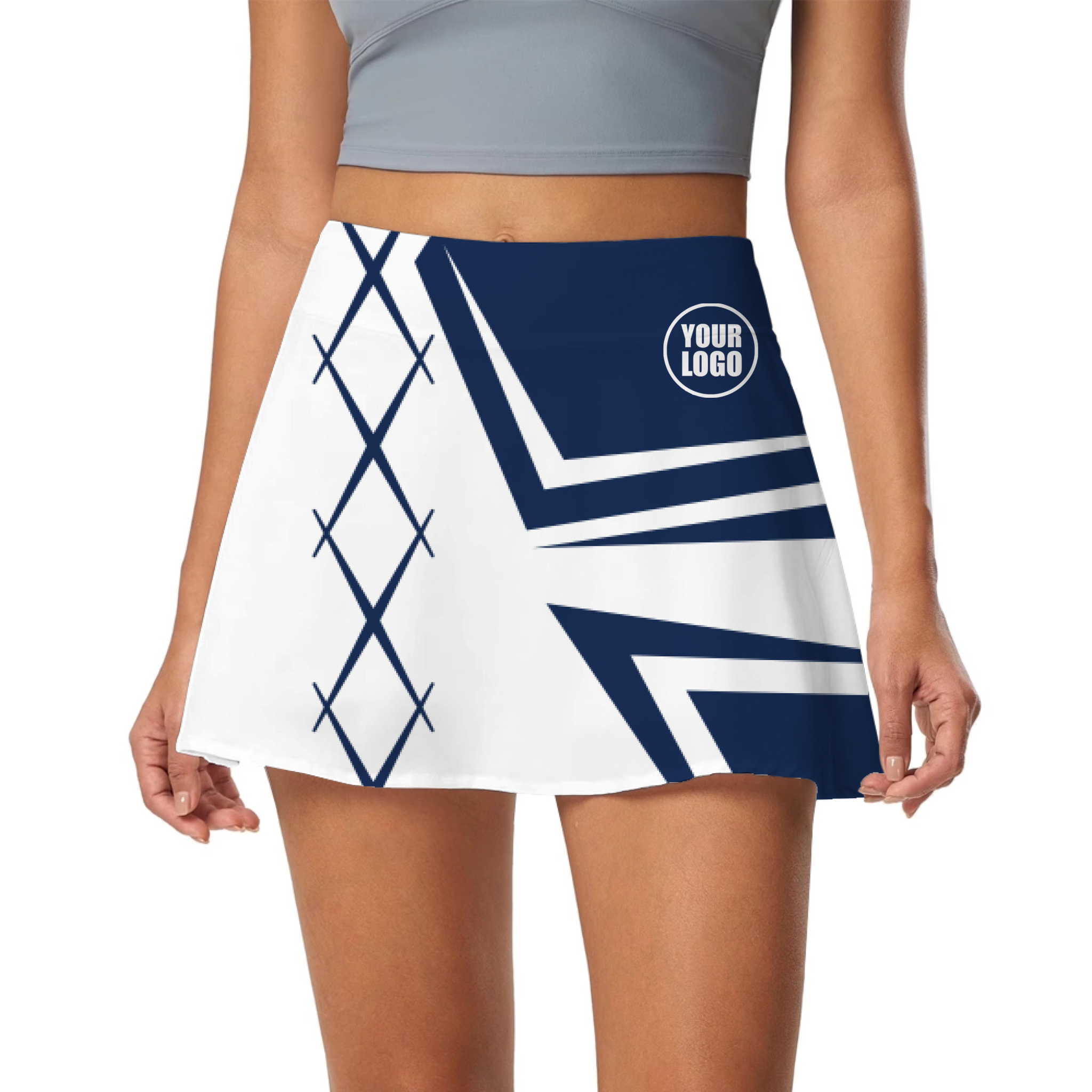 Picklewin Creative Diamond Women's Customized Skort 10