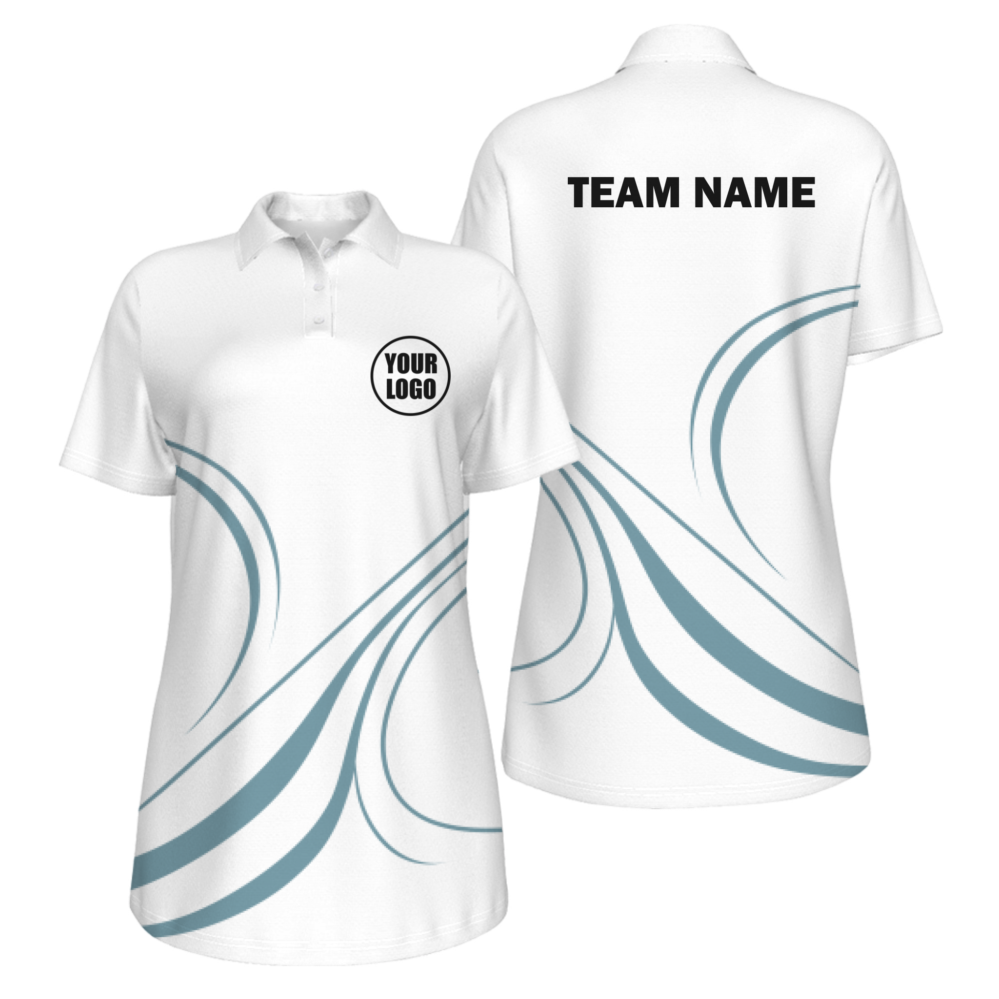 Picklewin Curvy Customized Women's UV Protection Polo 4