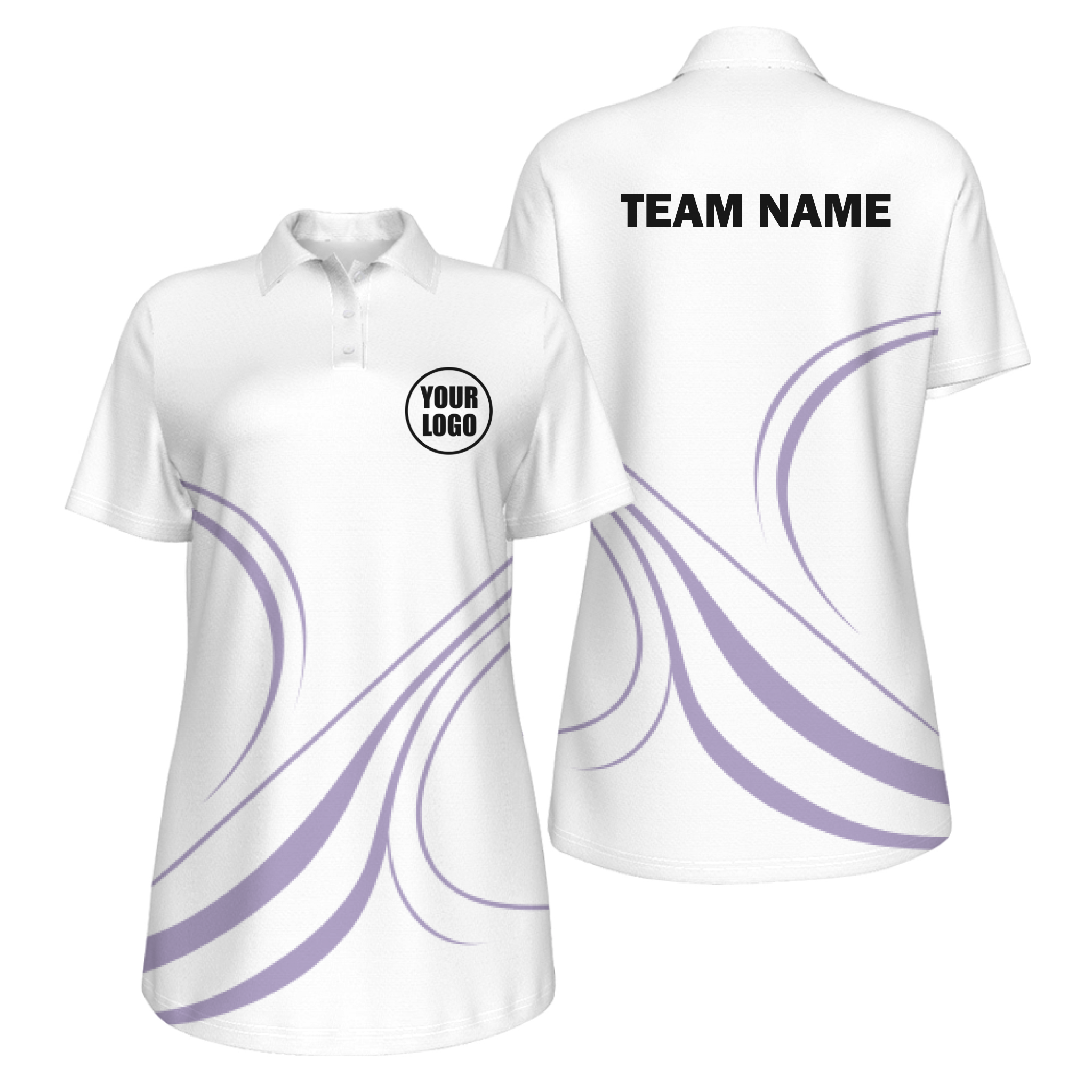 Picklewin Curvy Customized Women's UV Protection Polo 6