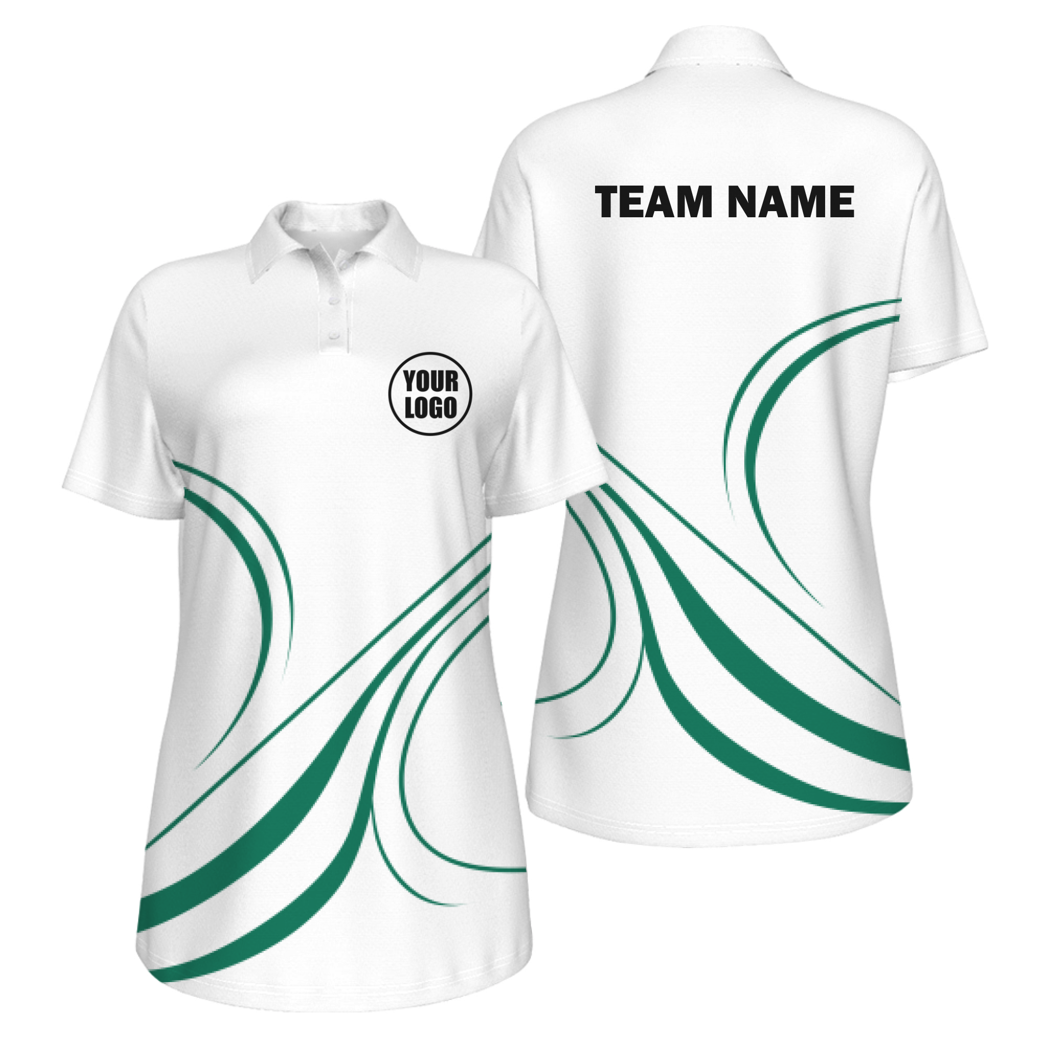 Picklewin Curvy Customized Women's UV Protection Polo 7