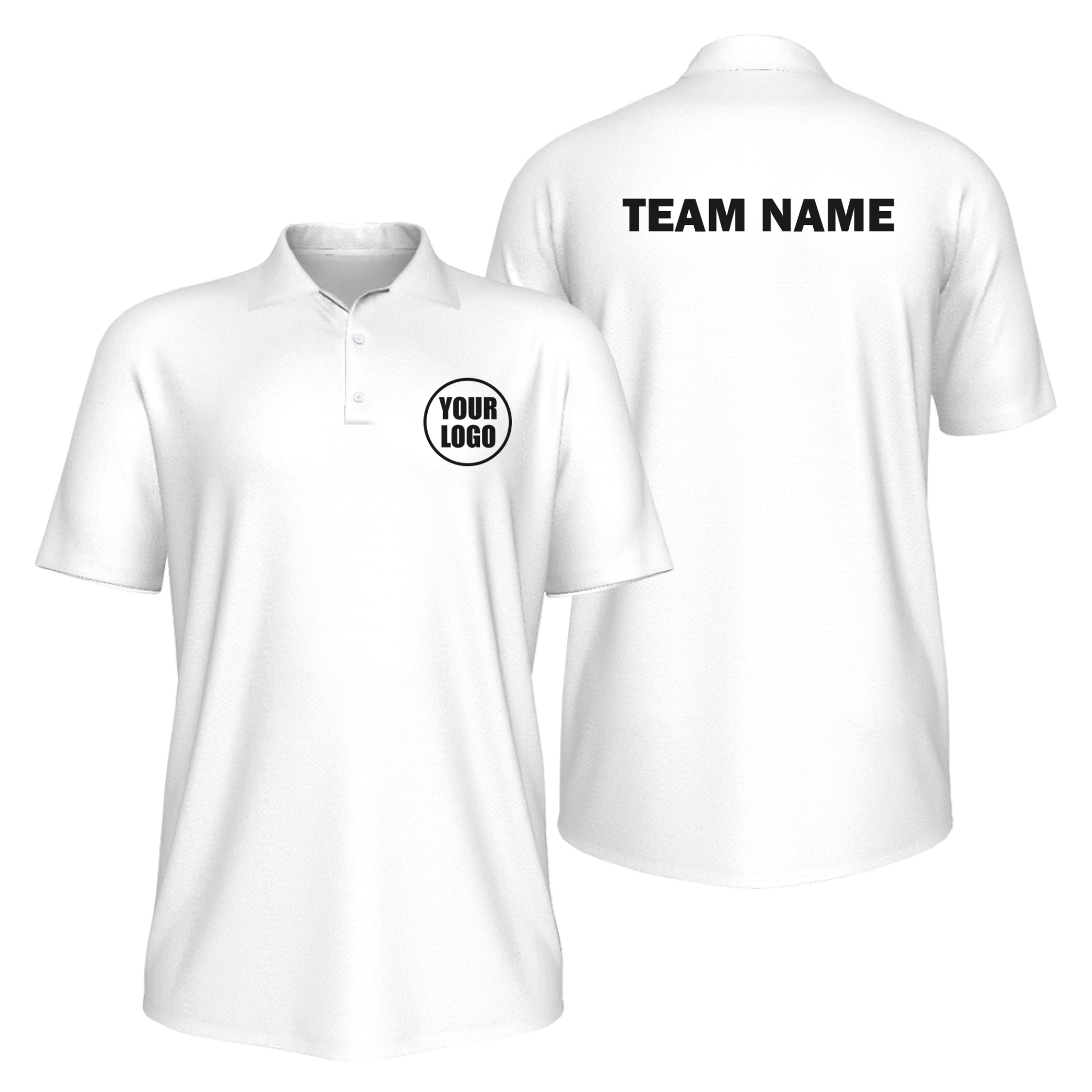 Picklewin Curvy Men's Custom UV Protection Polo Shirt 3