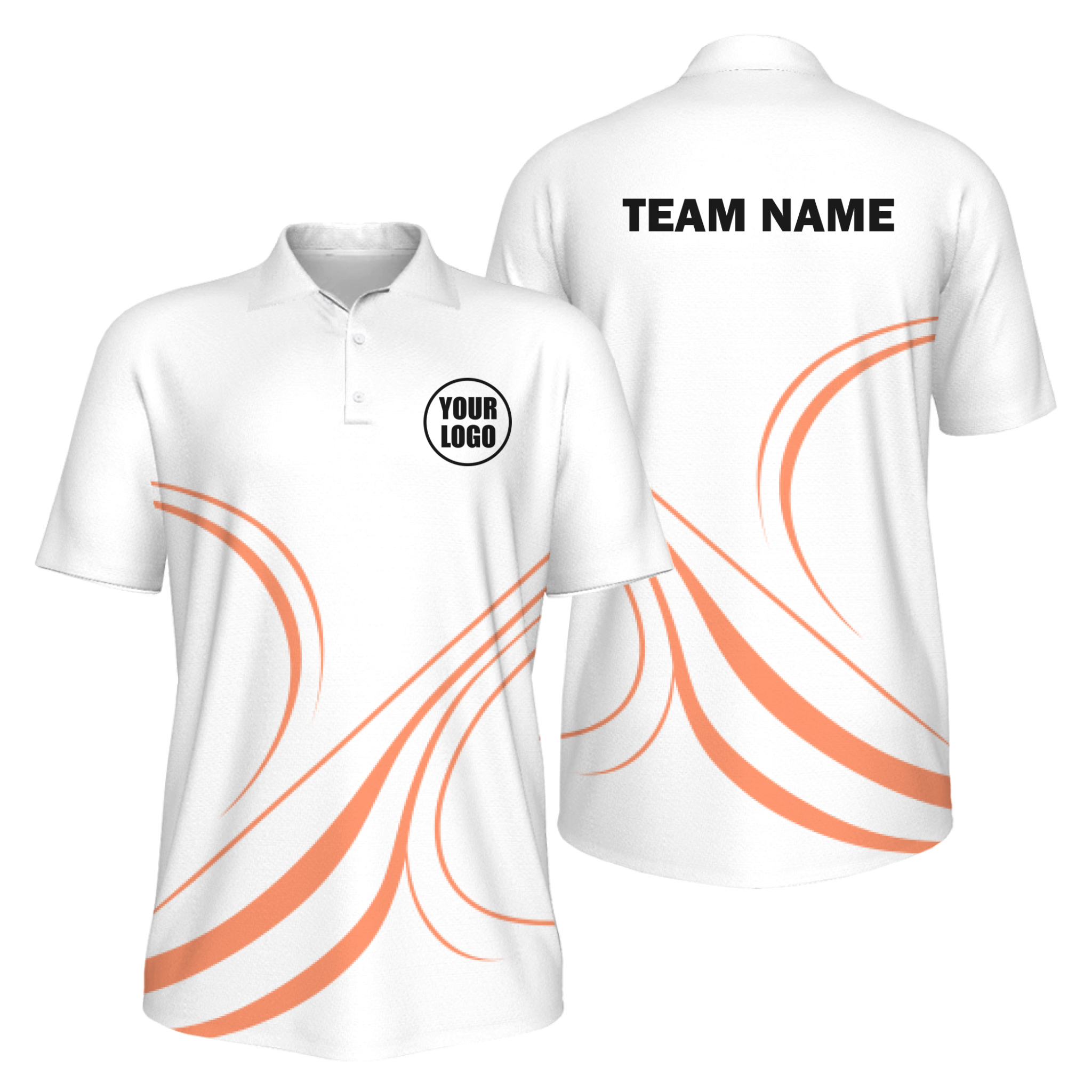 Picklewin Curvy Men's Custom UV Protection Polo Shirt 4