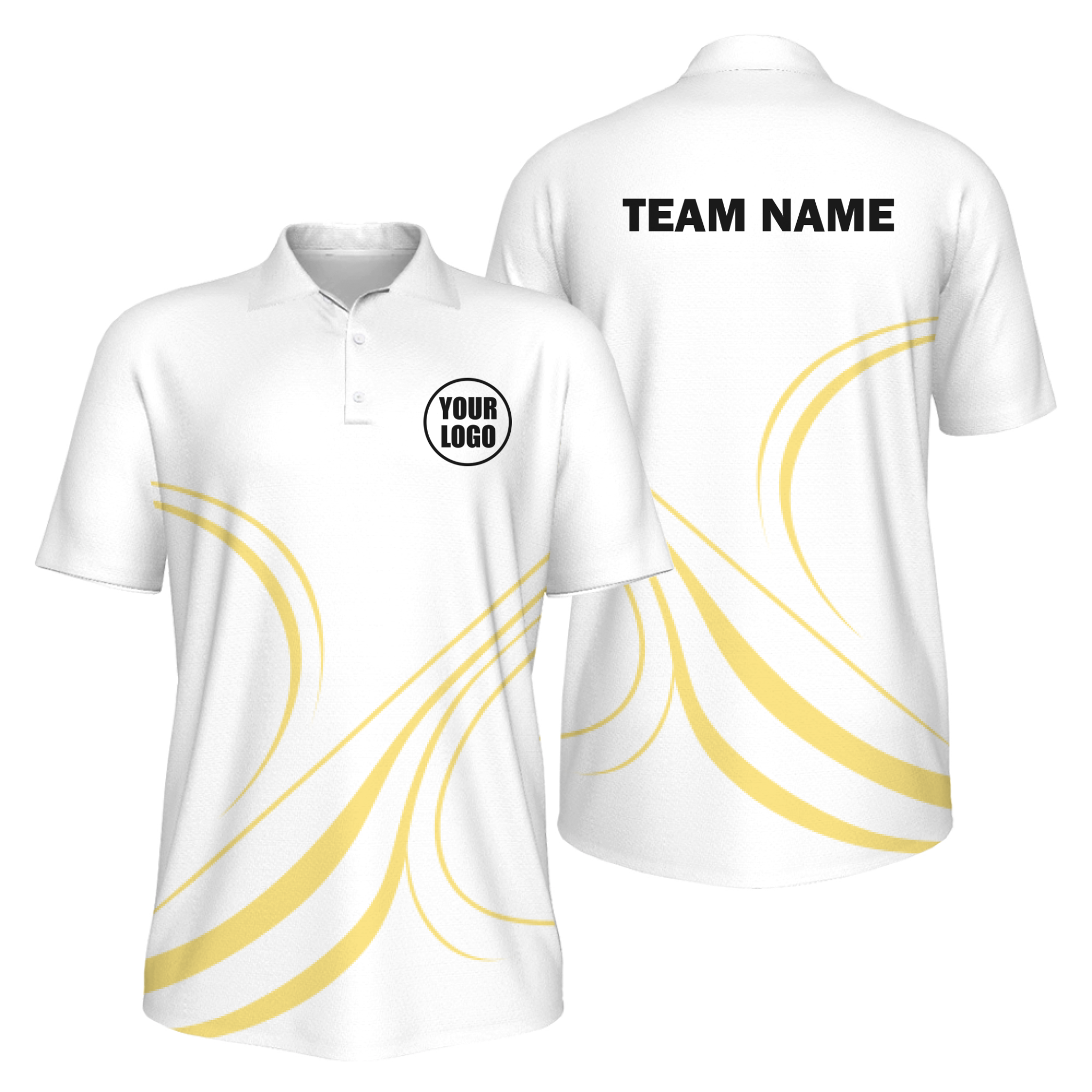 Picklewin Curvy Men's Custom UV Protection Polo Shirt 7